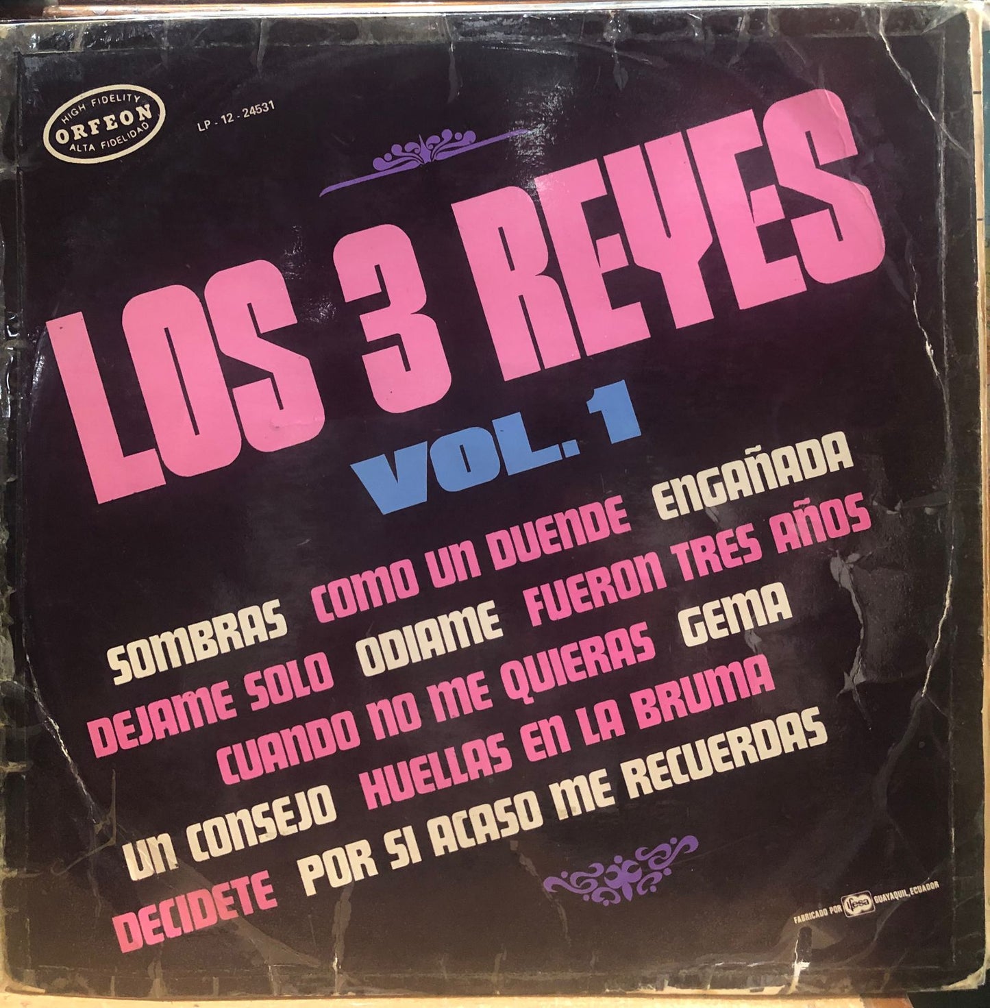 LOS 3 REYES - VOL.1 LP