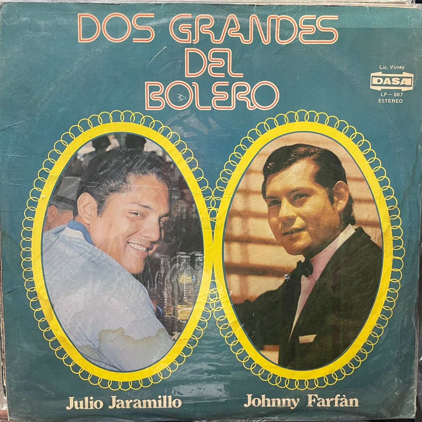 JULIO JARAMILLO Y JOHNNY FARFAN - DOS GRANDES DEL BOLERO LP (DE EPOCA)