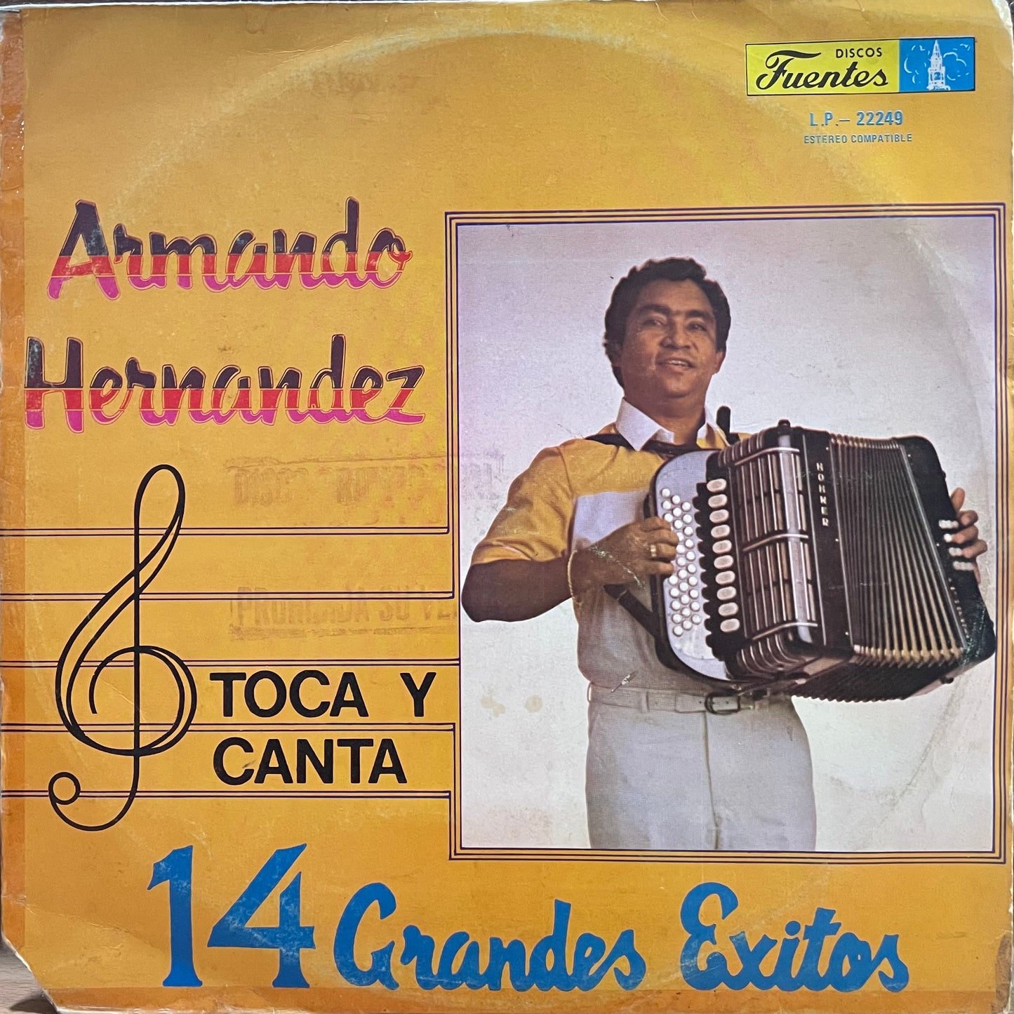 ARMANDO HERNANDEZ - 14 GRANDES EXITOS LP