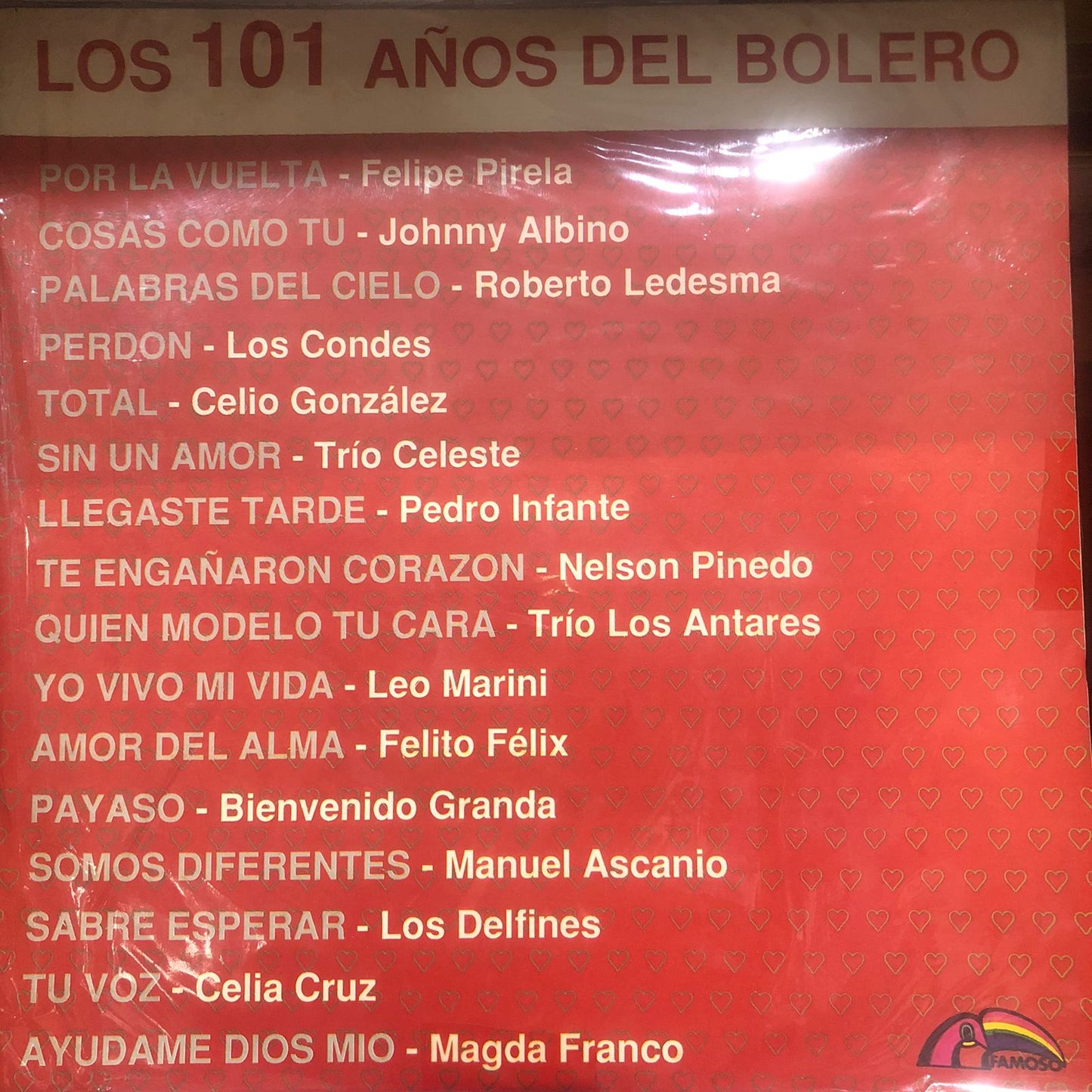 LOS 101 AÑOS EL BOLERO LP