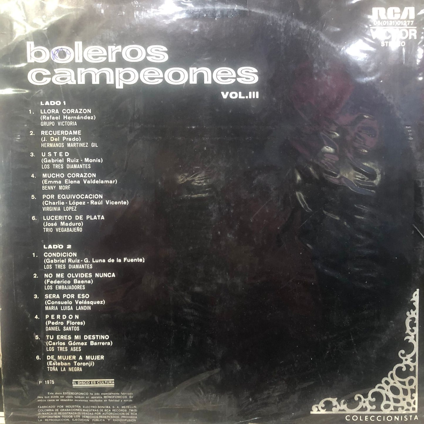 BOLEROS CAMPEONES VOL. III LP