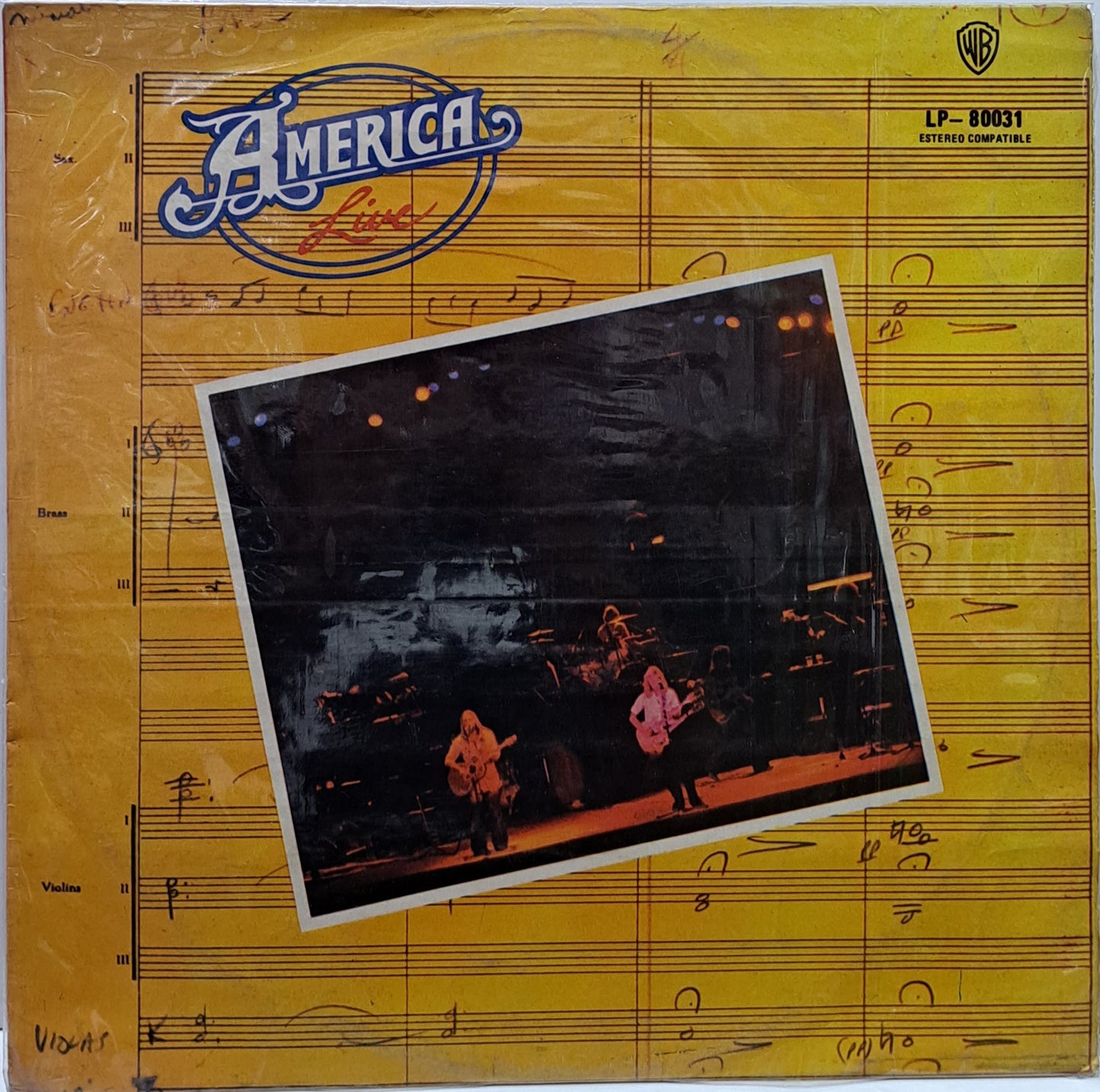 AMERICA - LIVE LP
