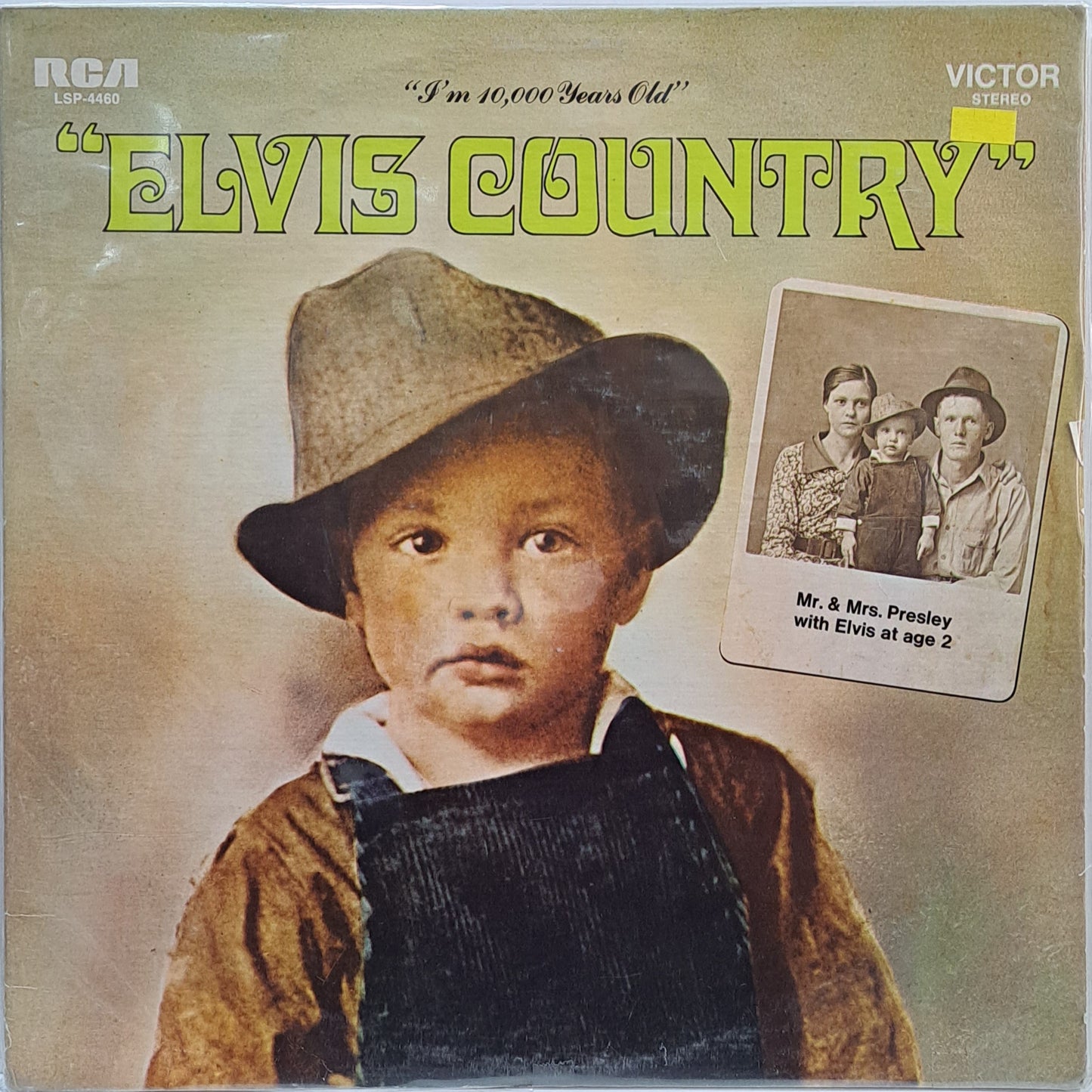 ELVIS PRESLEY - ELVIS COUNTRY LP