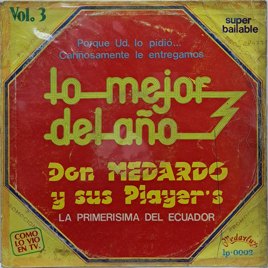DON MEDARDO Y SUS PLAYERS - LO MEJOR DEL AÑO VOL 3 LP