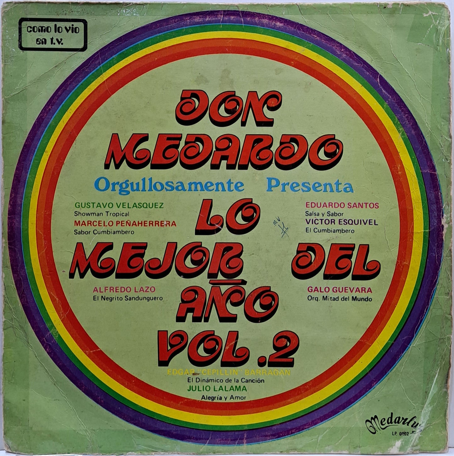 DON MEDARDO Y SUS PLAYERS - LO MEJOR DEL AÑO VOL 2 LP