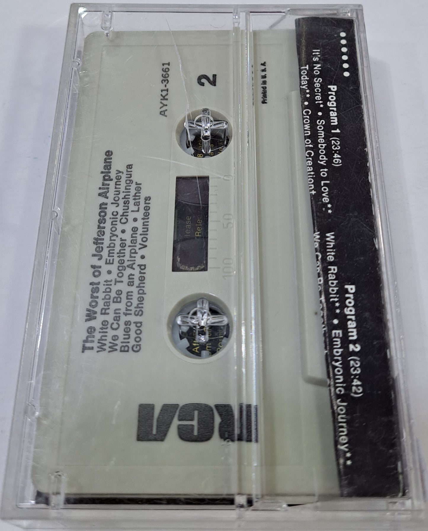 JEFFERSON AIRPLANE - THE WORST OF CASSETTE