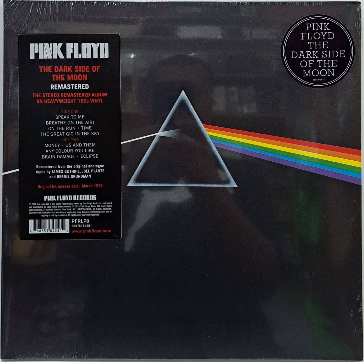PINK FLOYD - THE DARK SIDE OF THE MOON LP