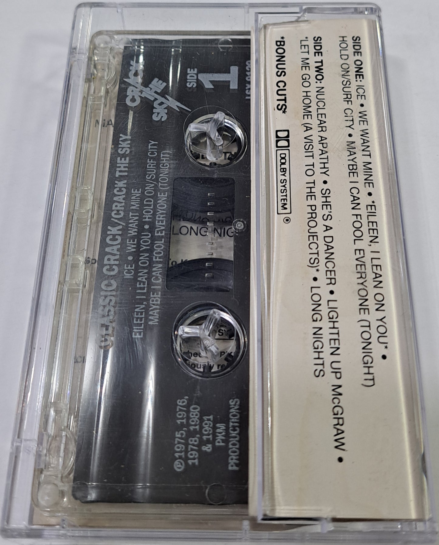 CLASSIC CRACK - CRACK THE SKY CASSETTE