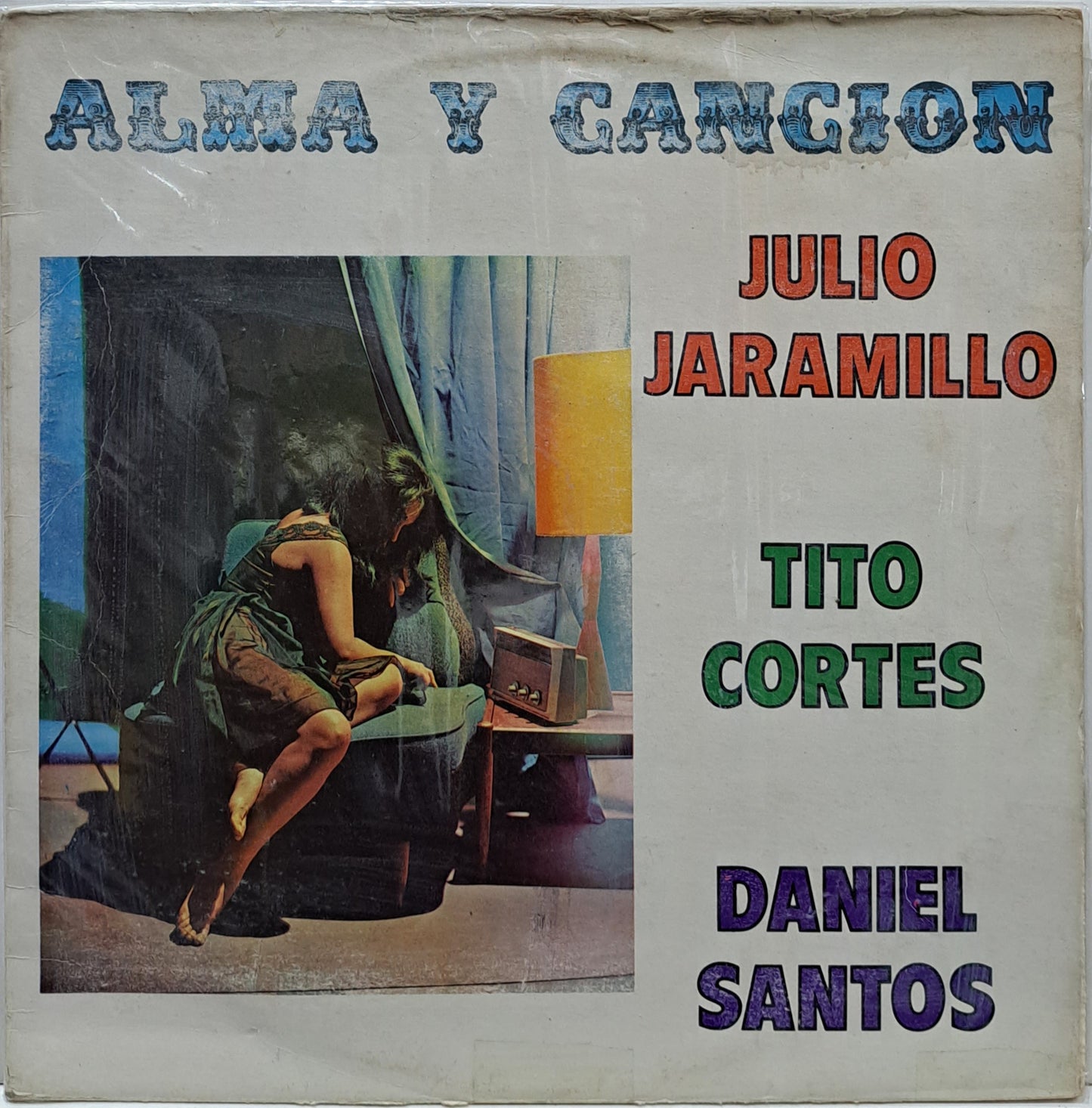 JULIO JARAMILLO TITO CORTES DANIEL SANTOS - ALMA Y CANCION LP