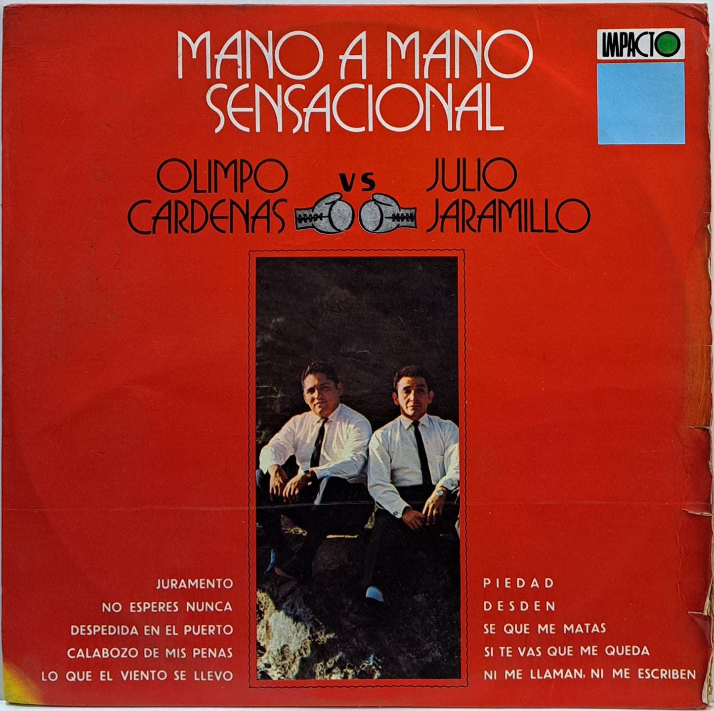 OLIMPO CARDENAS VS JULIO JARAMILLO - MANO A MANO LP