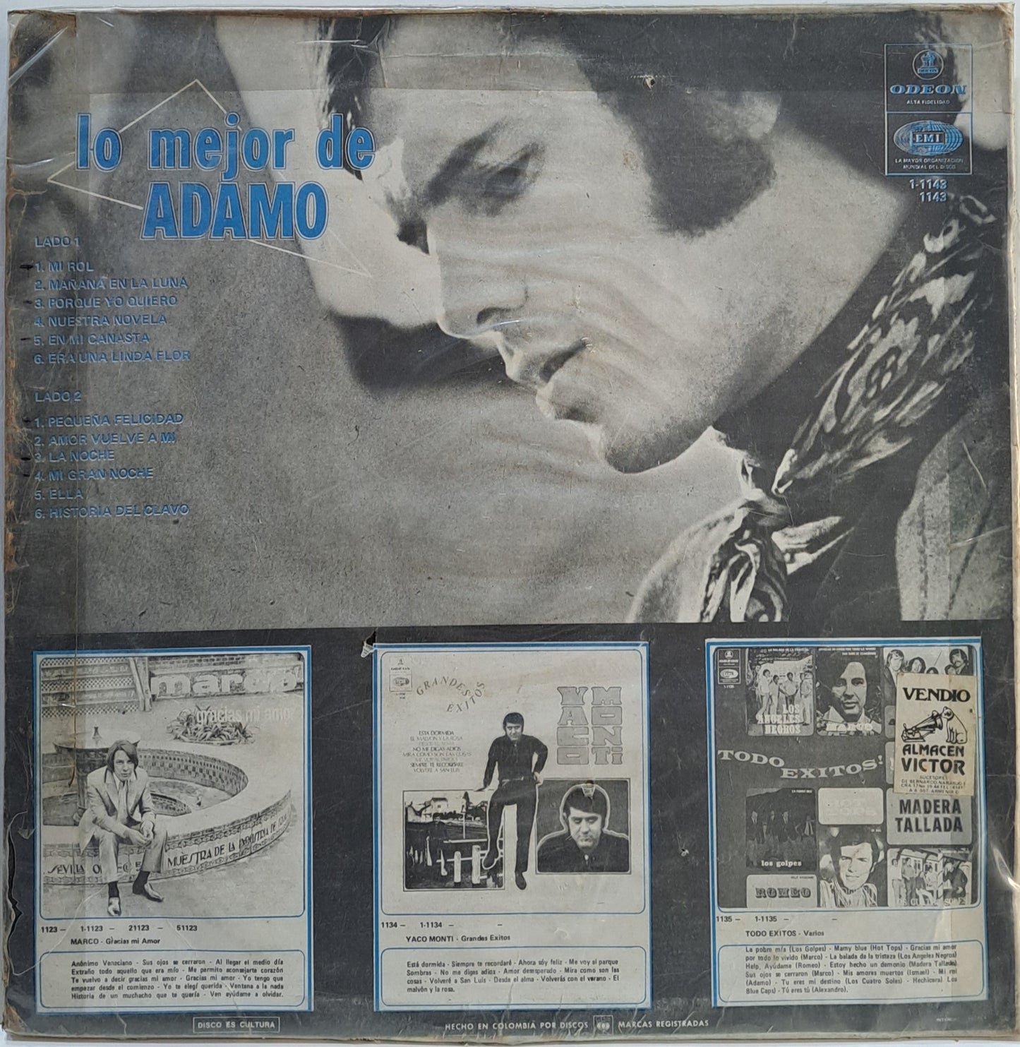 ADAMO - LO MEJOR DE LP