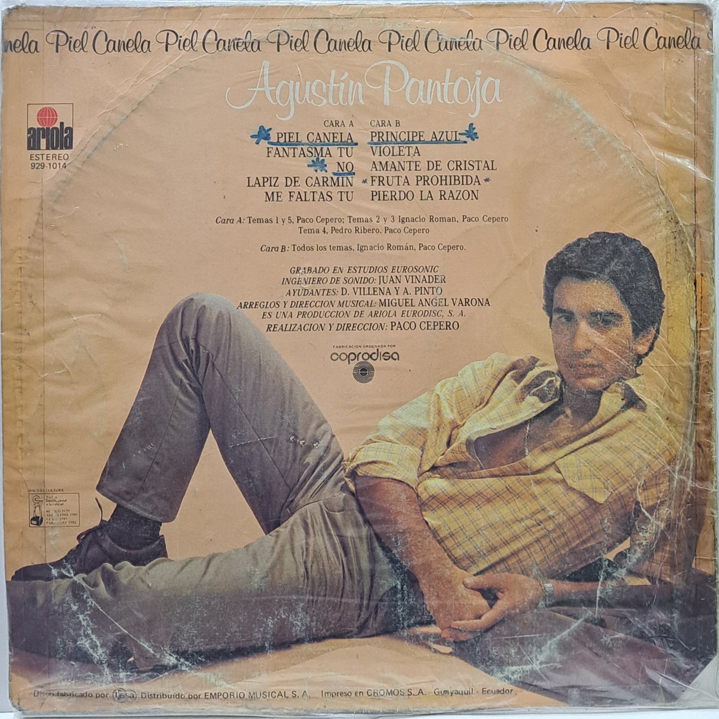 AGUSTIN PANTOJA - PIEL CANELA LP