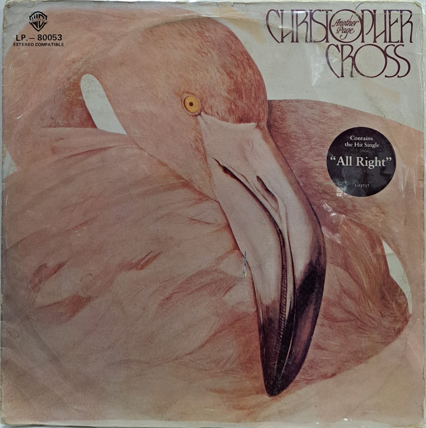 CHRISTOPHER CROSS - ANOTHER PAGE LP