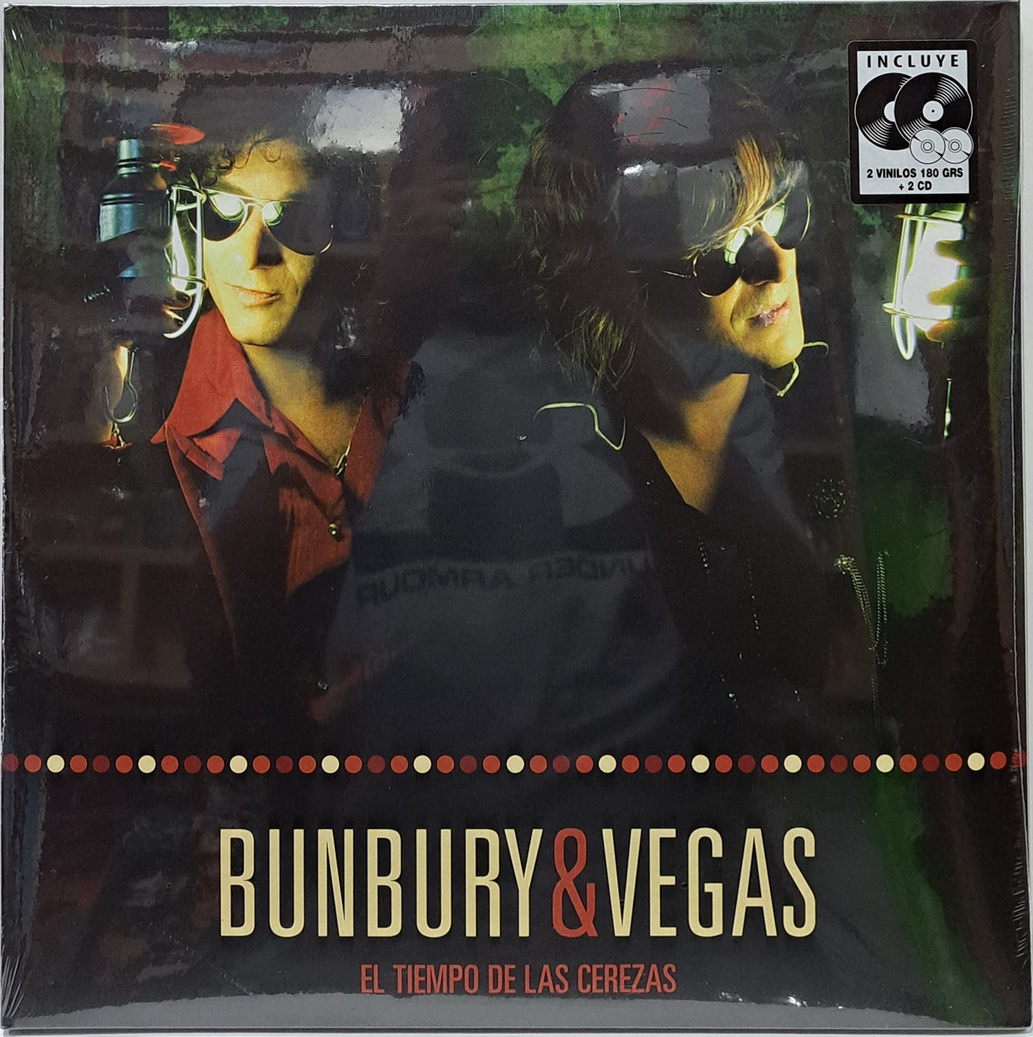 BUNBURY Y VEGAS - EL TIEMPO DE LAS CEREZAS 2 LPS + 2 CDS