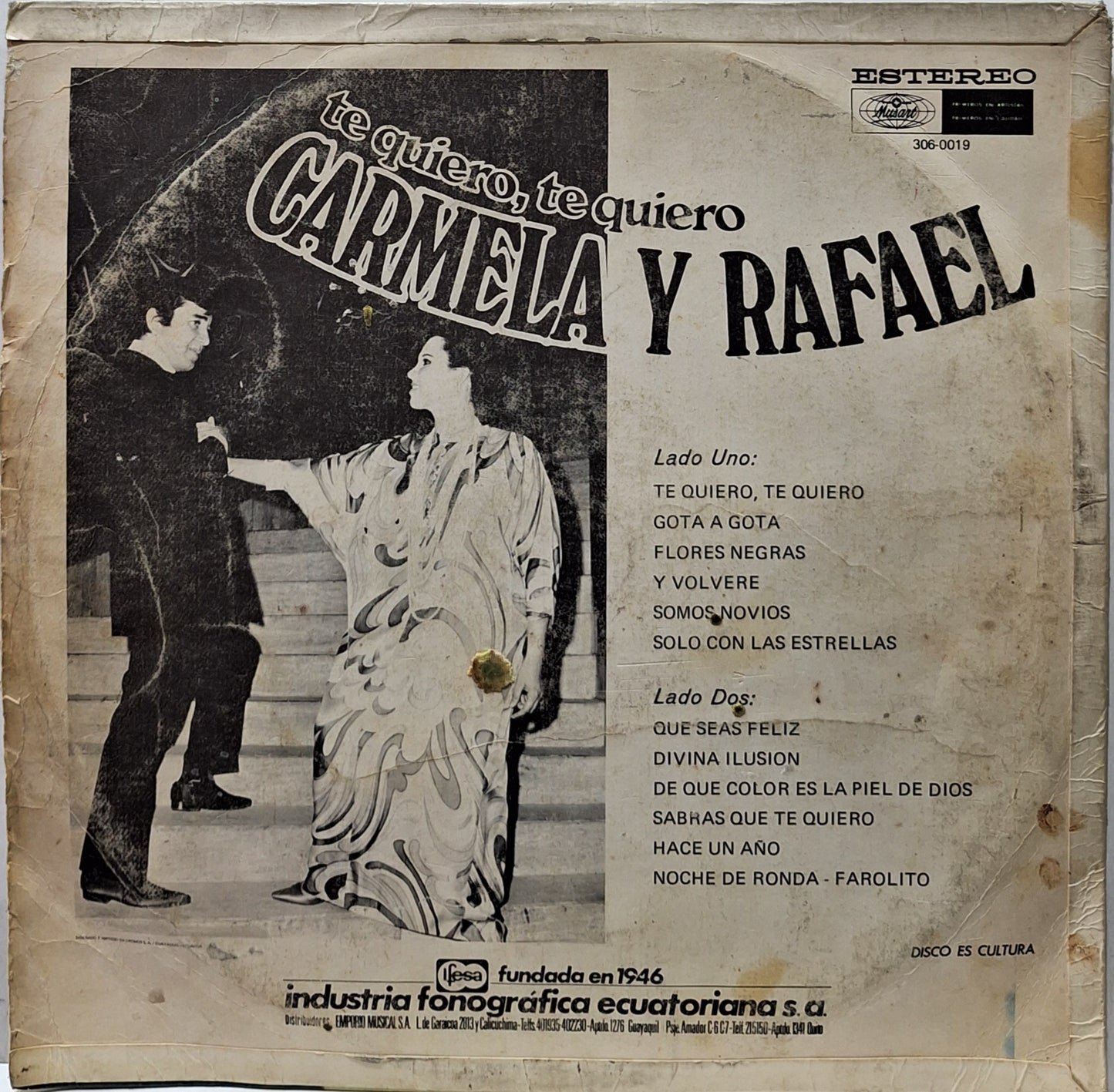CARMELA Y RAFAEL - TE QUIERO TE QUIERO LP