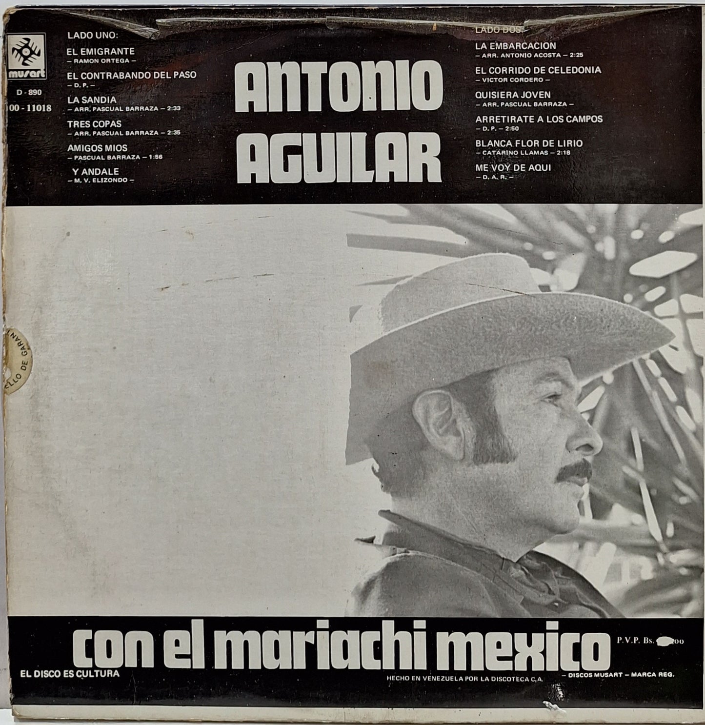 ANTONIO AGUILAR - AQUI ESTA LP