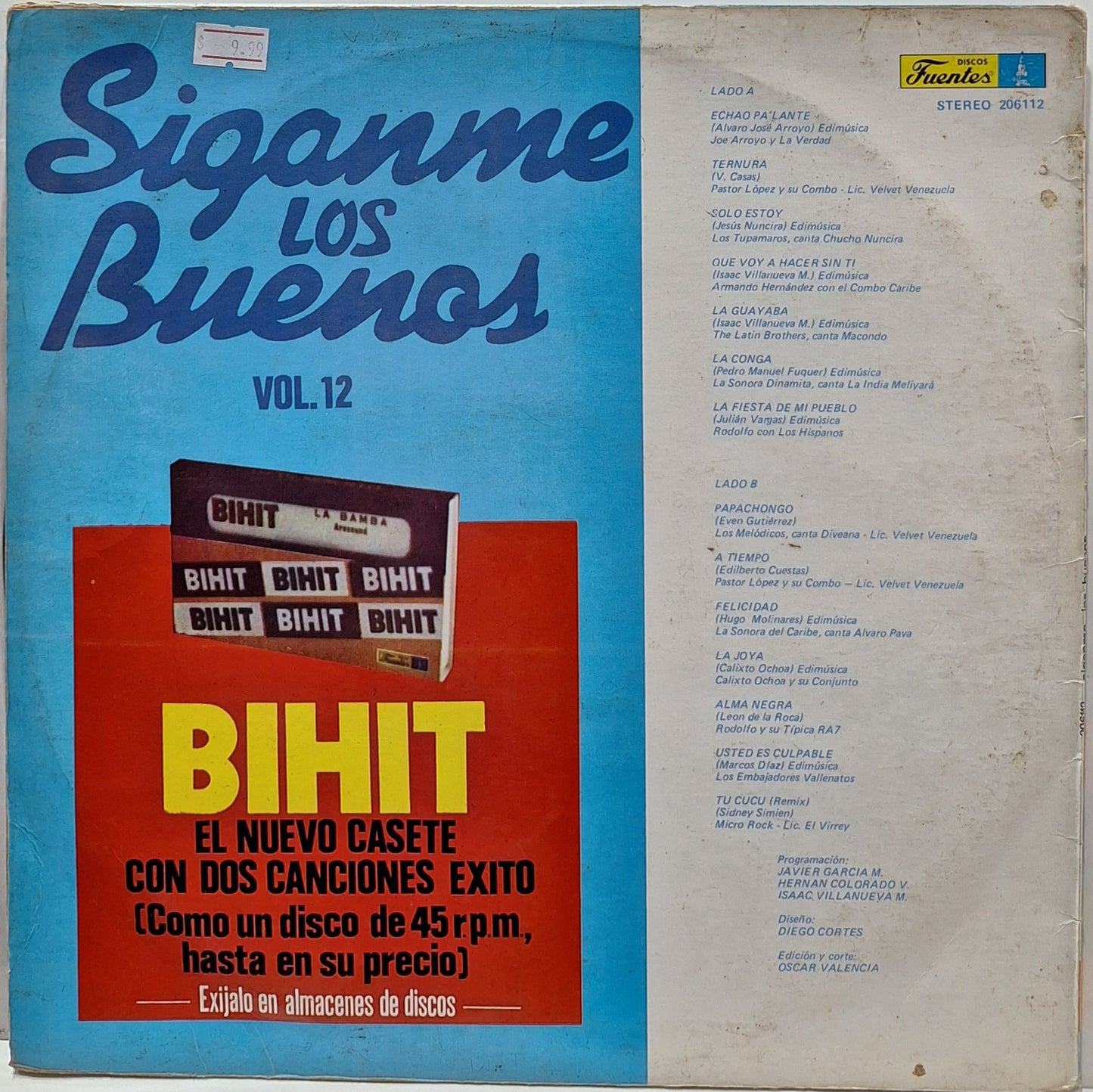 SIGANME LOS BUENOS - BAILABLES VOL 12 LP