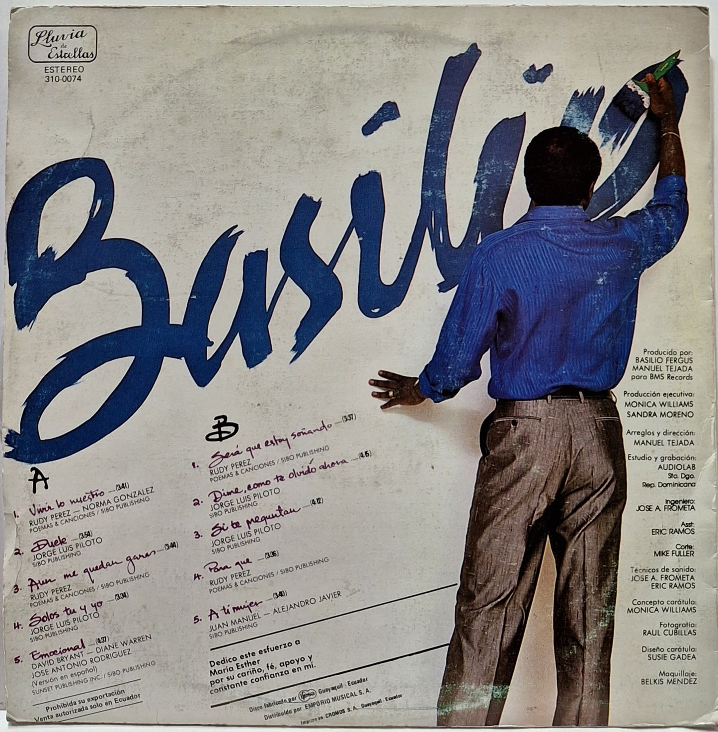 BASILIO - SERA QUE ESTOY SOÑANDO LP