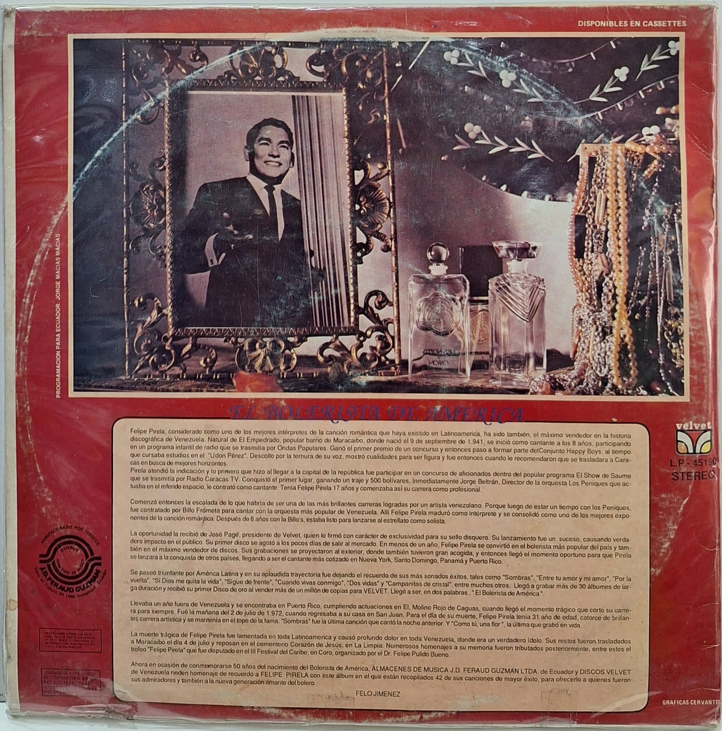 FELIPE PIRELA - EL BOLERISTA DE AMERICA 3 LPS