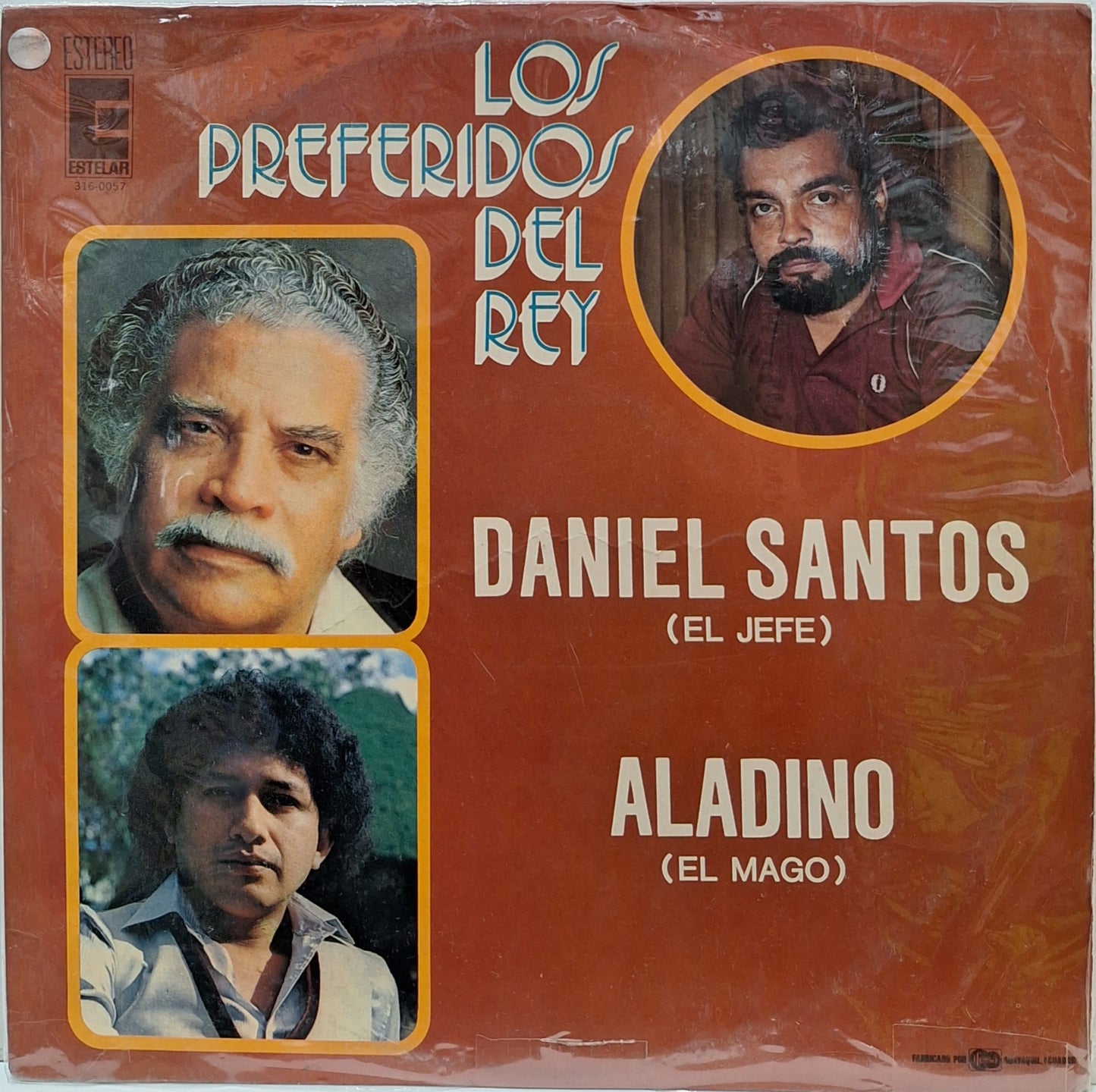 DANIEL SANTOS Y ALADINO - LOS PREFERIDOS DEL REY LP