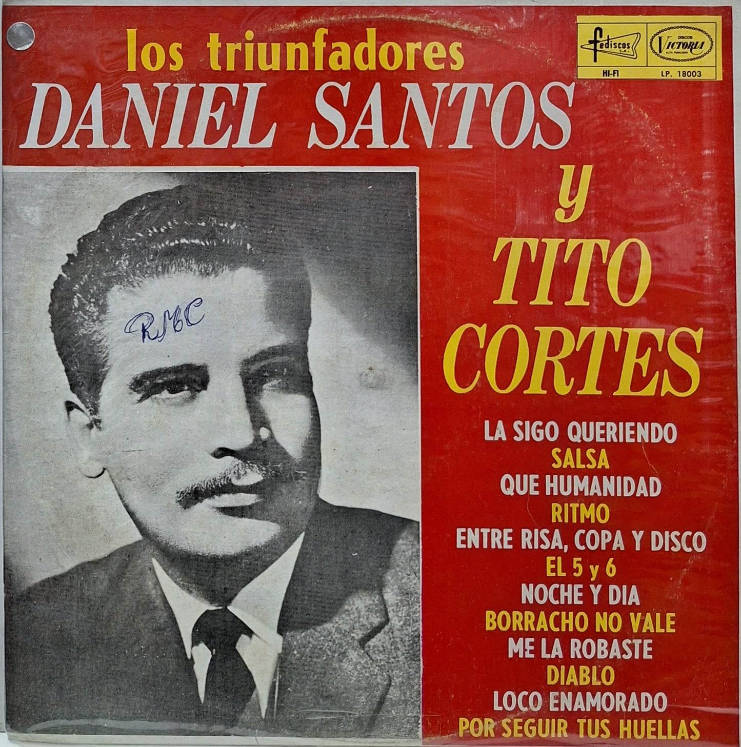 DANIEL SANTOS Y TITO CORTES - LOS TRIUNFADORES LP