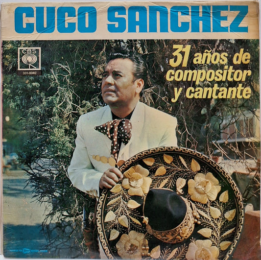 CUCO SANCHEZ - 31 AÑOS DE COMPOSITOR  LP