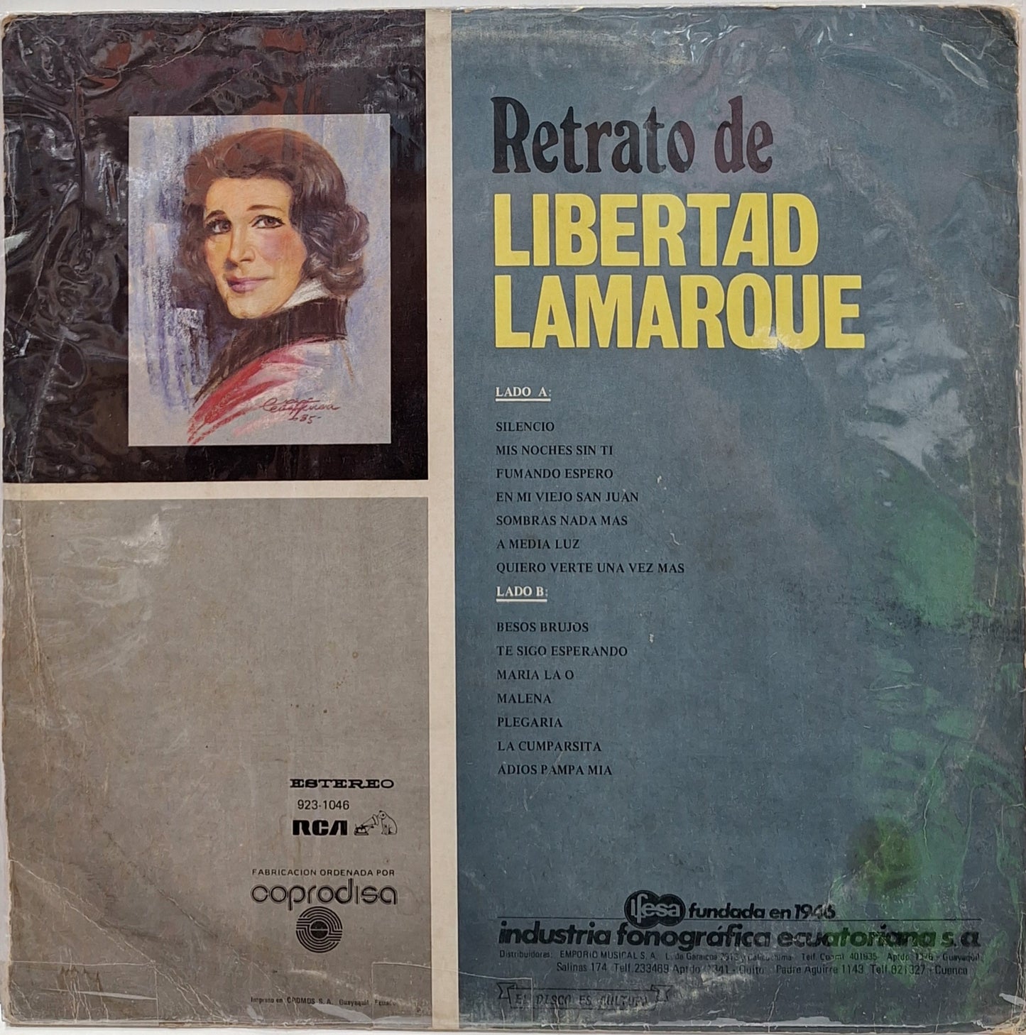 LIBERTAD LAMARQUE - RETRATO DE LP