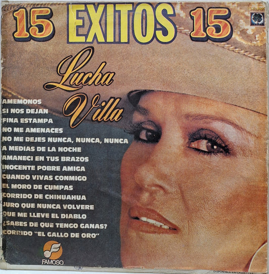 LUCHA VILLA - 15 EXITOS 15  LP
