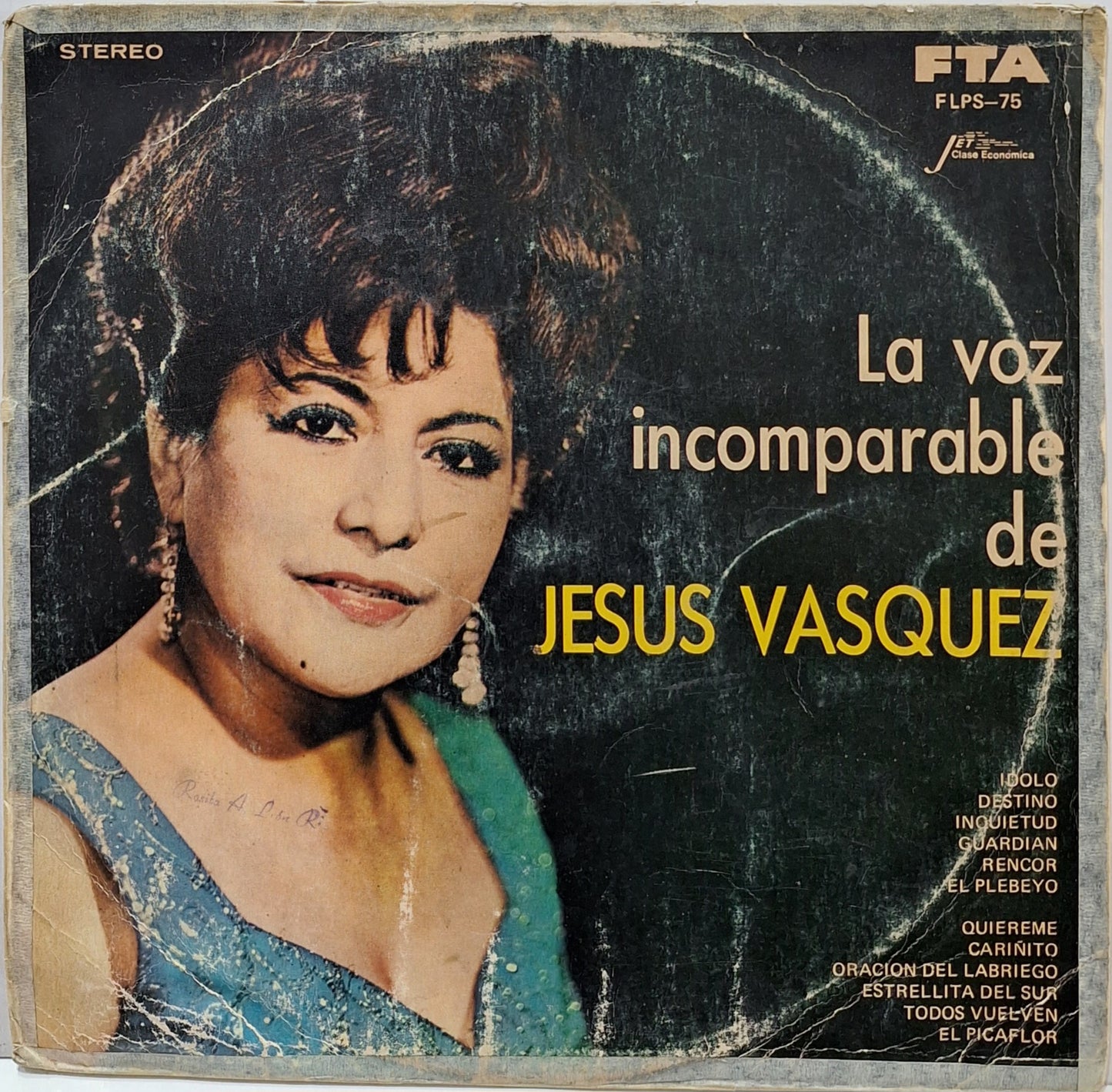 JESUS VASQUEZ - LA VOZ INCOMPARABLE LP