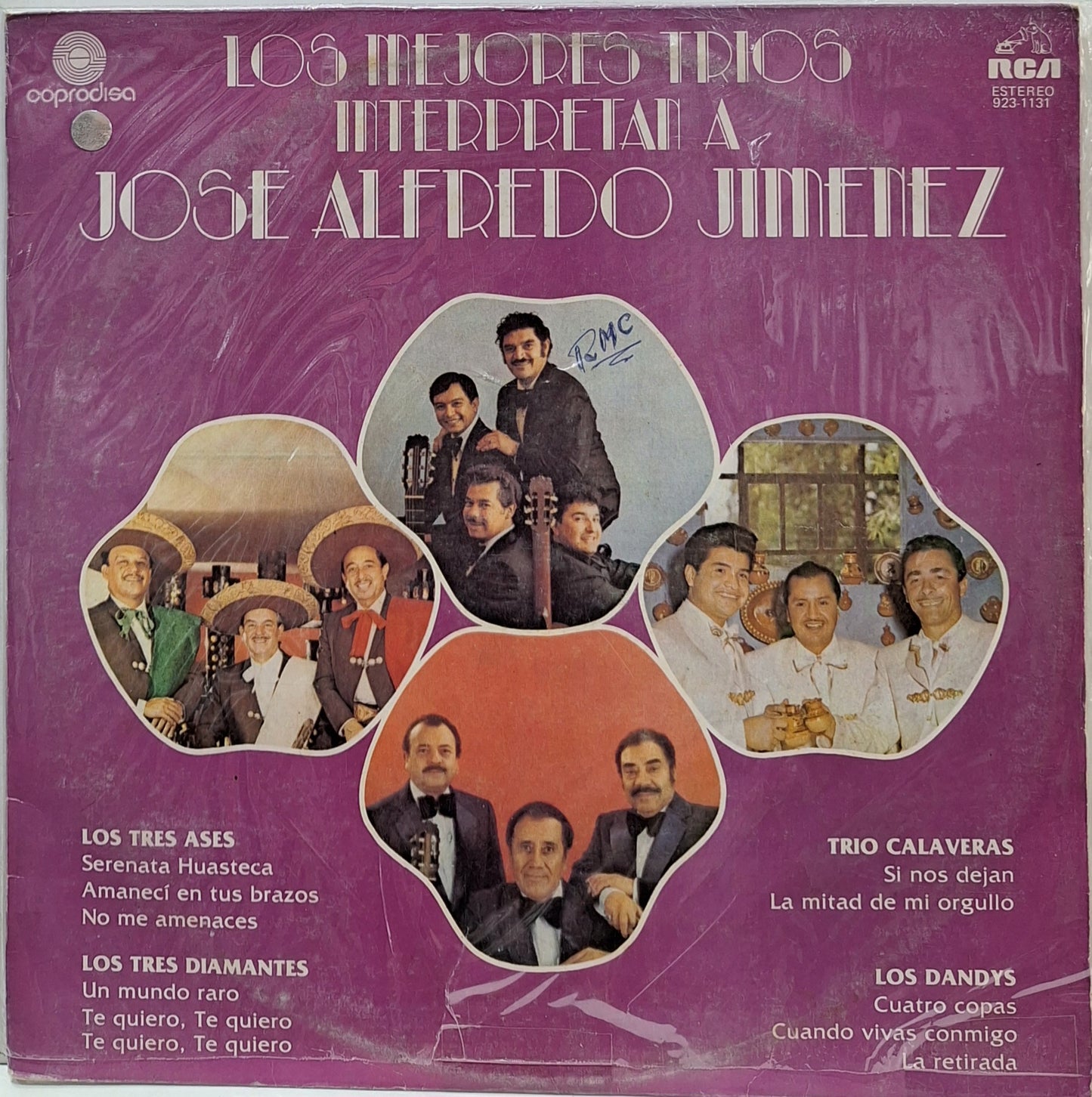 LOS MEJORES TRIOS INTERPRETAN A JOSE ALFREDO JIMENEZ LP