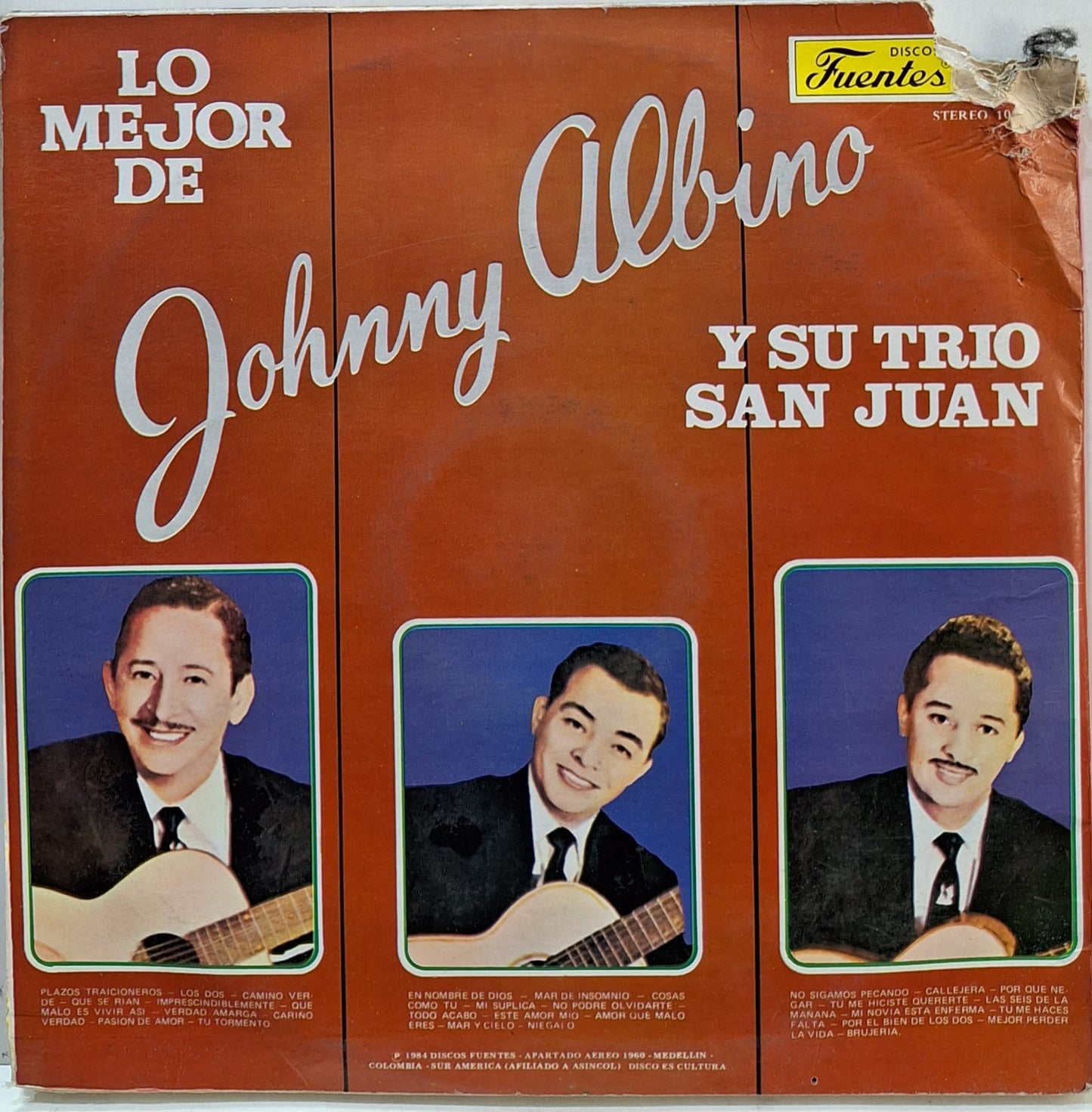 JOHNNY ALBINO - LO MEJOR DE 3 LPS