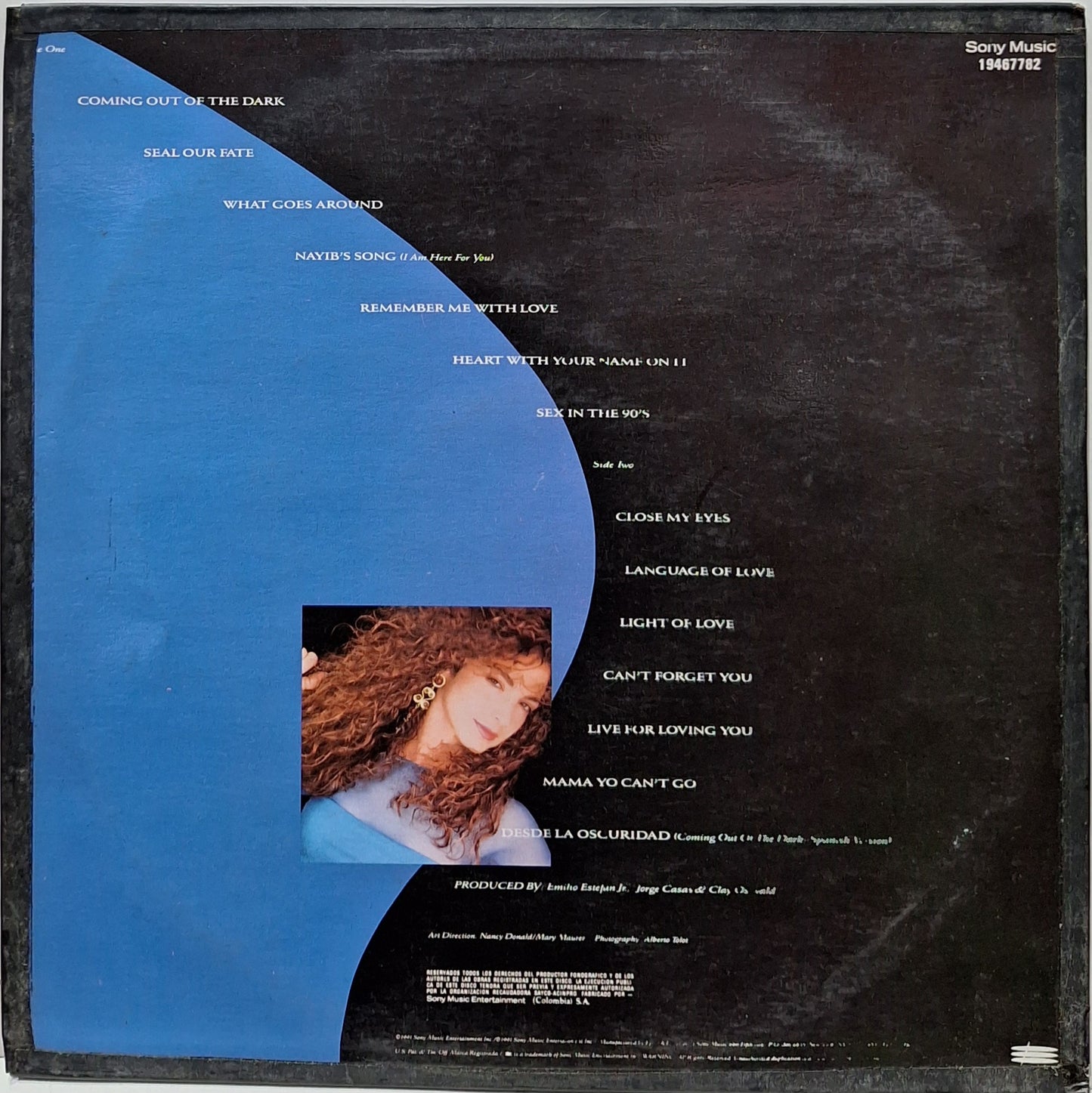 GLORIA ESTEFAN - INTO THE LIGHT LP