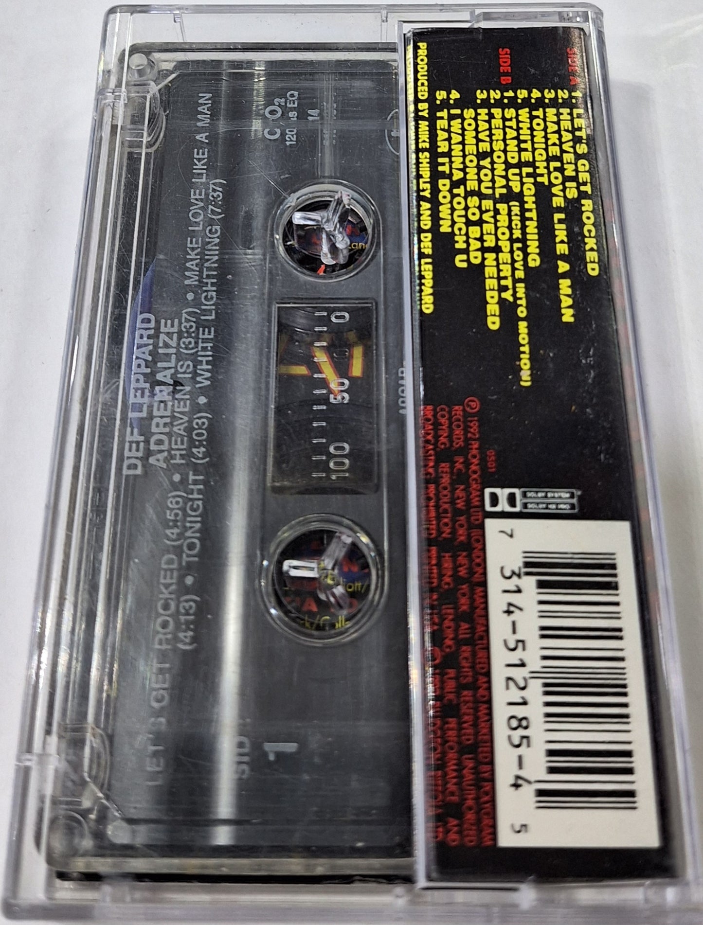 DEF LEPPARD - ADRENALIZE CASSETTE