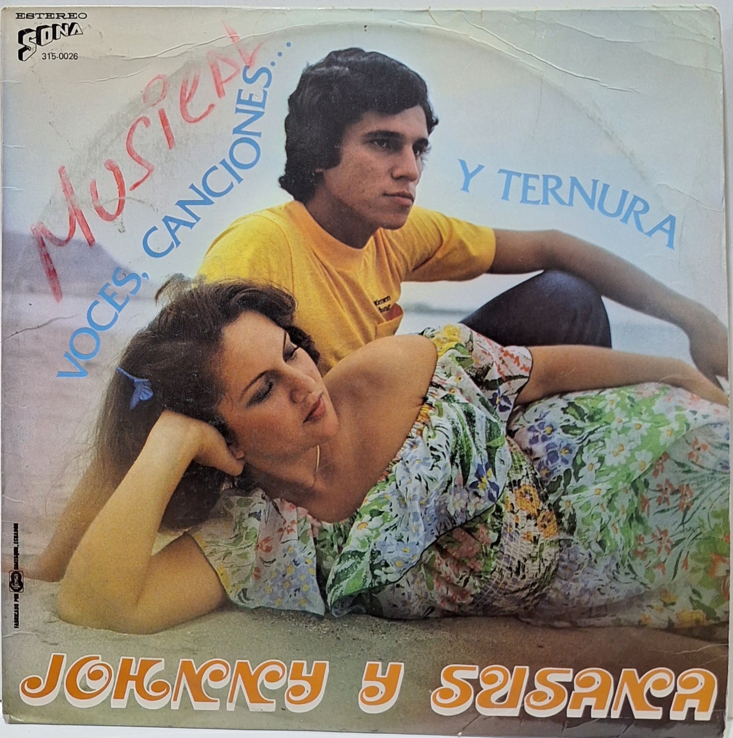 JOHNNY Y SUSANA - VOCES CANCIONES Y TERNURA LP