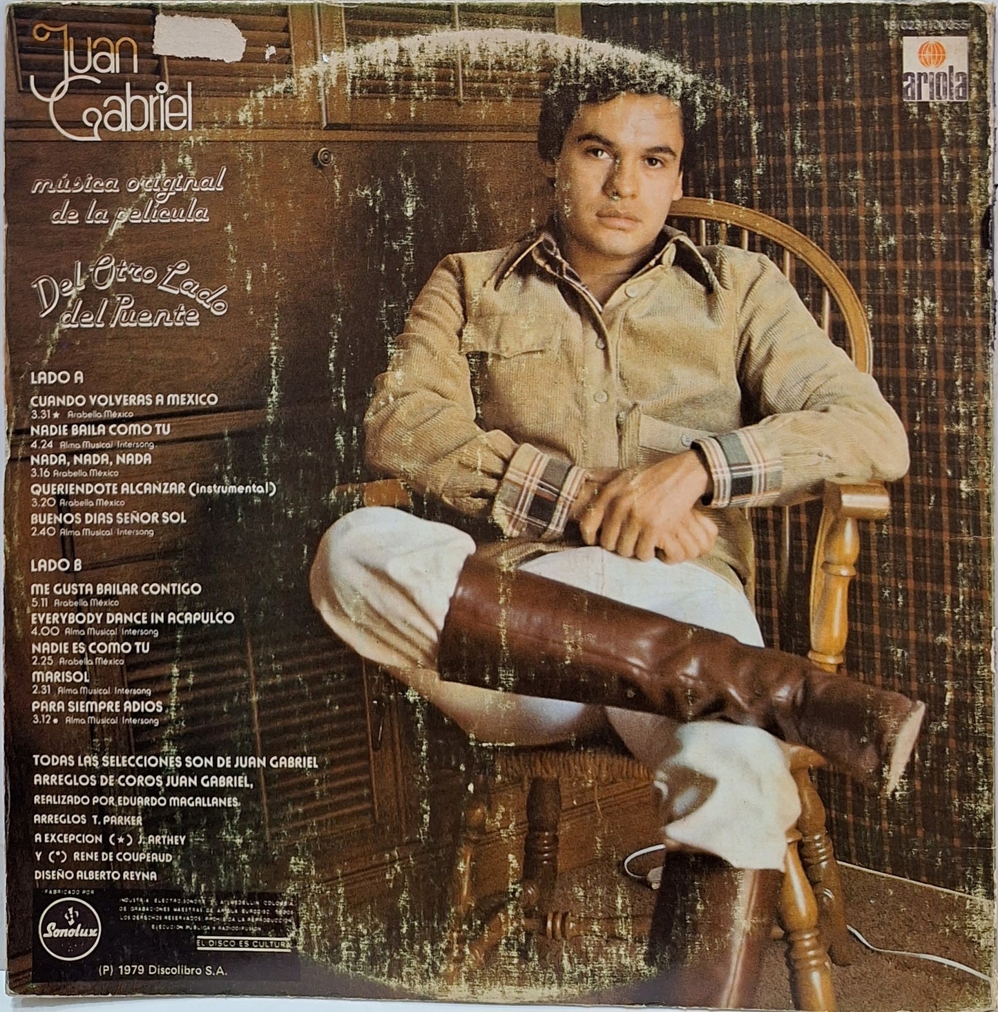 JUAN GABRIEL - MUSICA ORIGINAL DE LA PELICULA LP