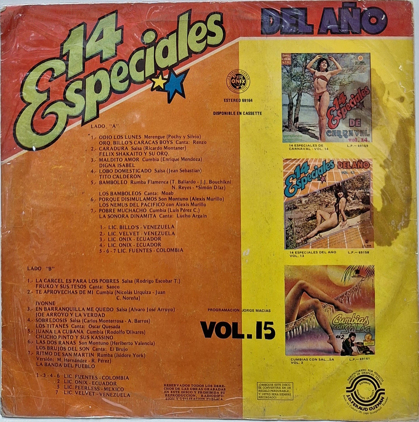 14 ESPECIALES DEL AÑO VOL.15 LP