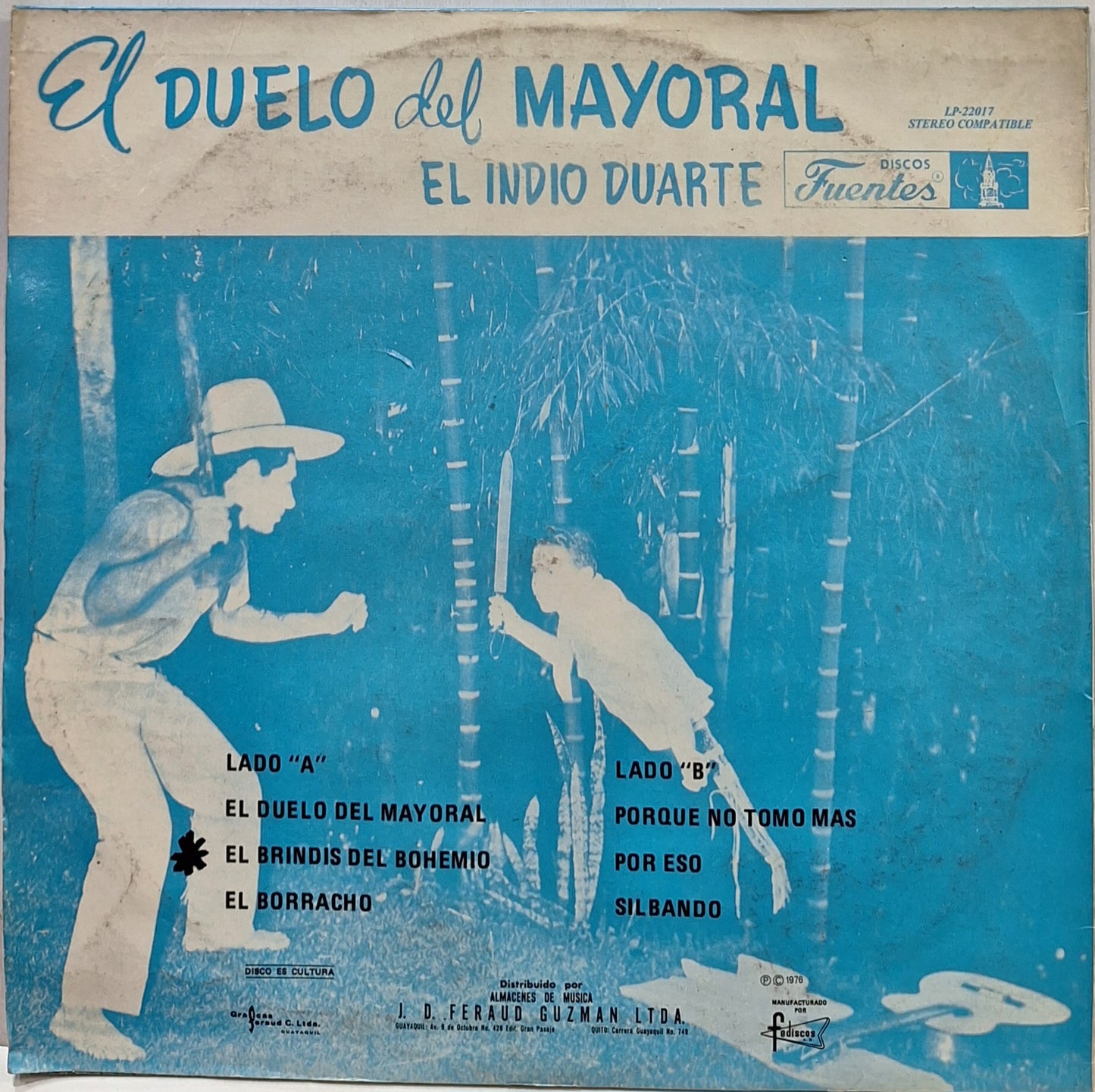 EL INDIO DUARTE - EL DUELO DEL MAYORAL LP
