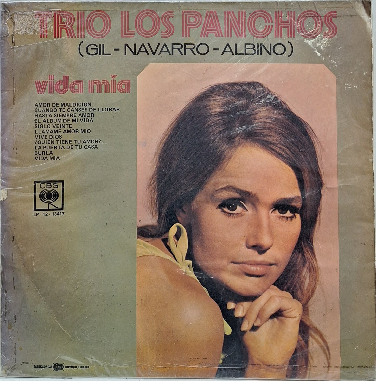 TRIO LOS PANCHOS - VIDA MIA LP