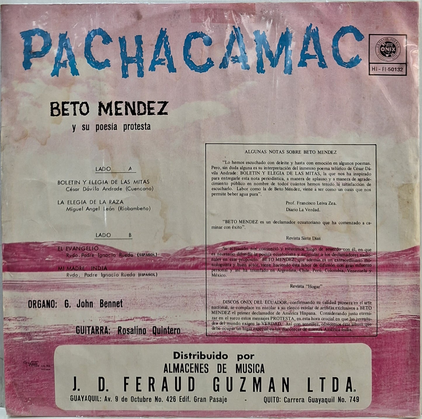BETO MENDEZ - PACHACAMAC LP