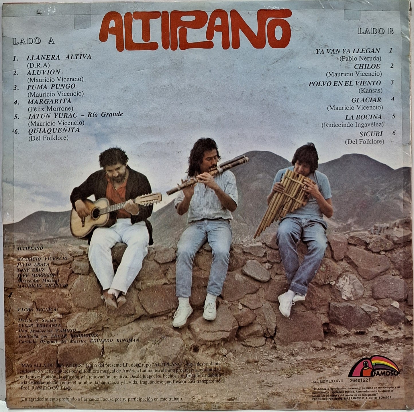 ALTIPLANO - MAS ALLA DE LOS ANDES LP