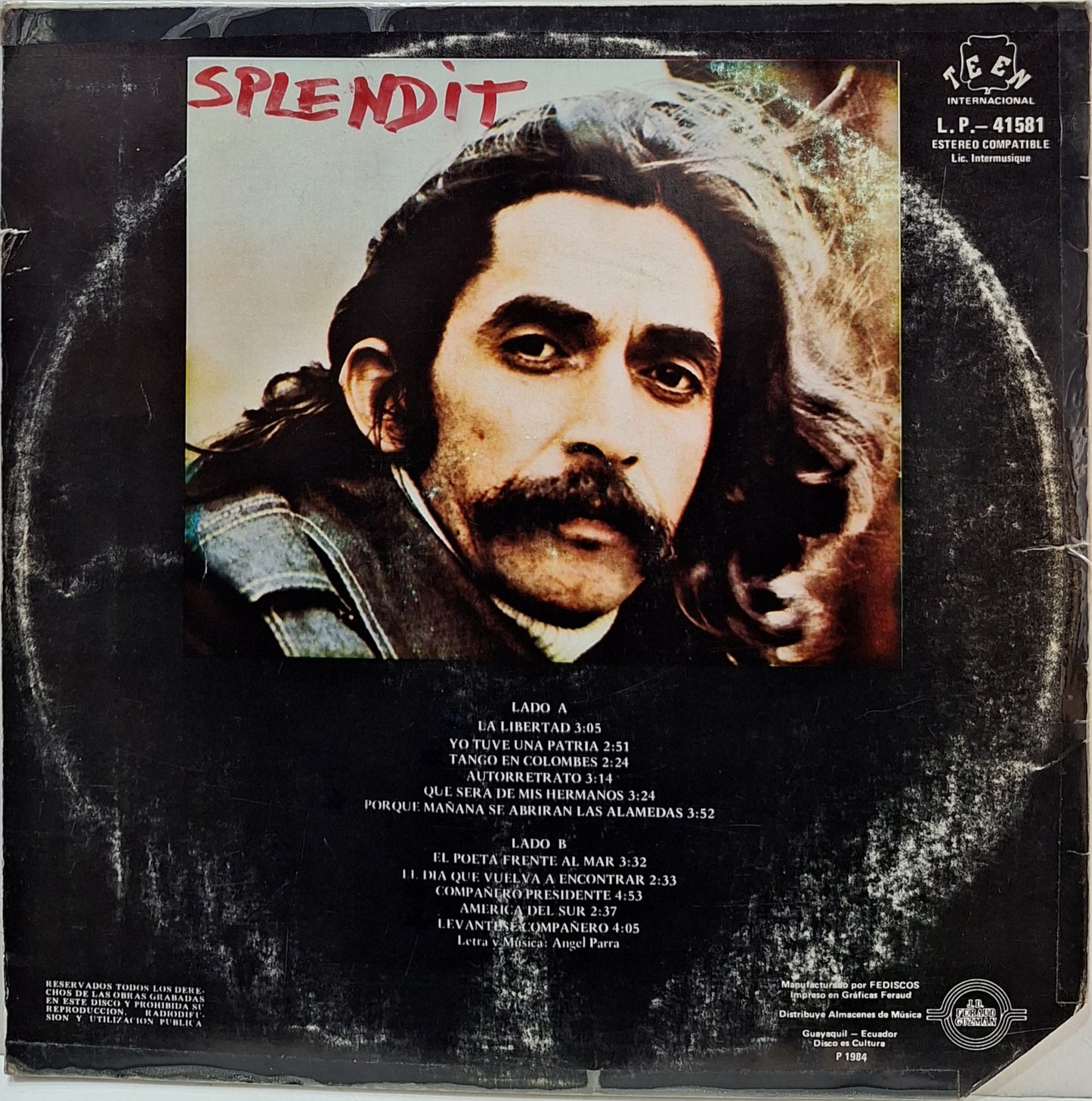 ANGEL PARRA - YO TUVE UNA PATRIA LP