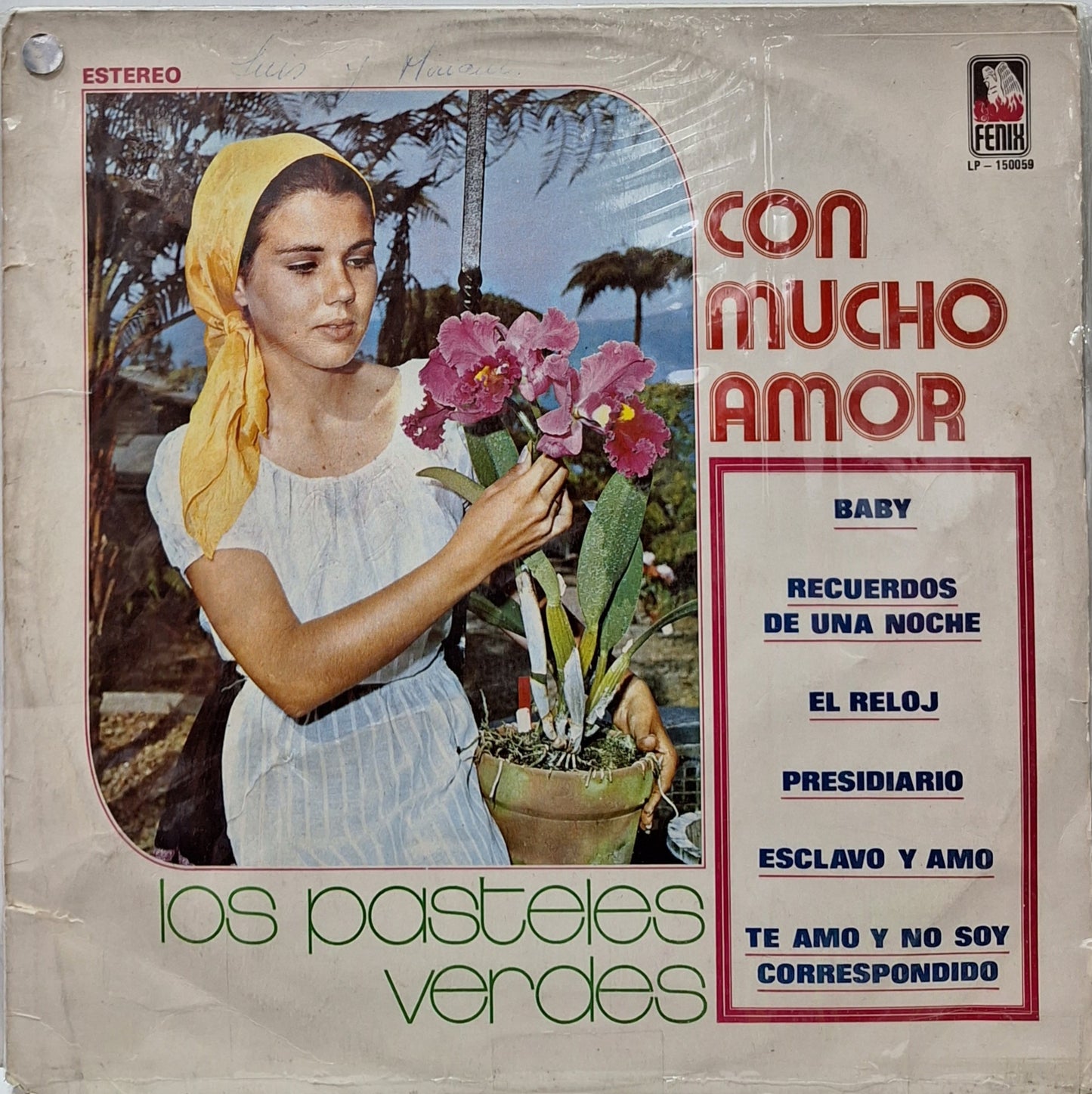LOS PASTELES VERDES - CON MUCHO AMOR LP