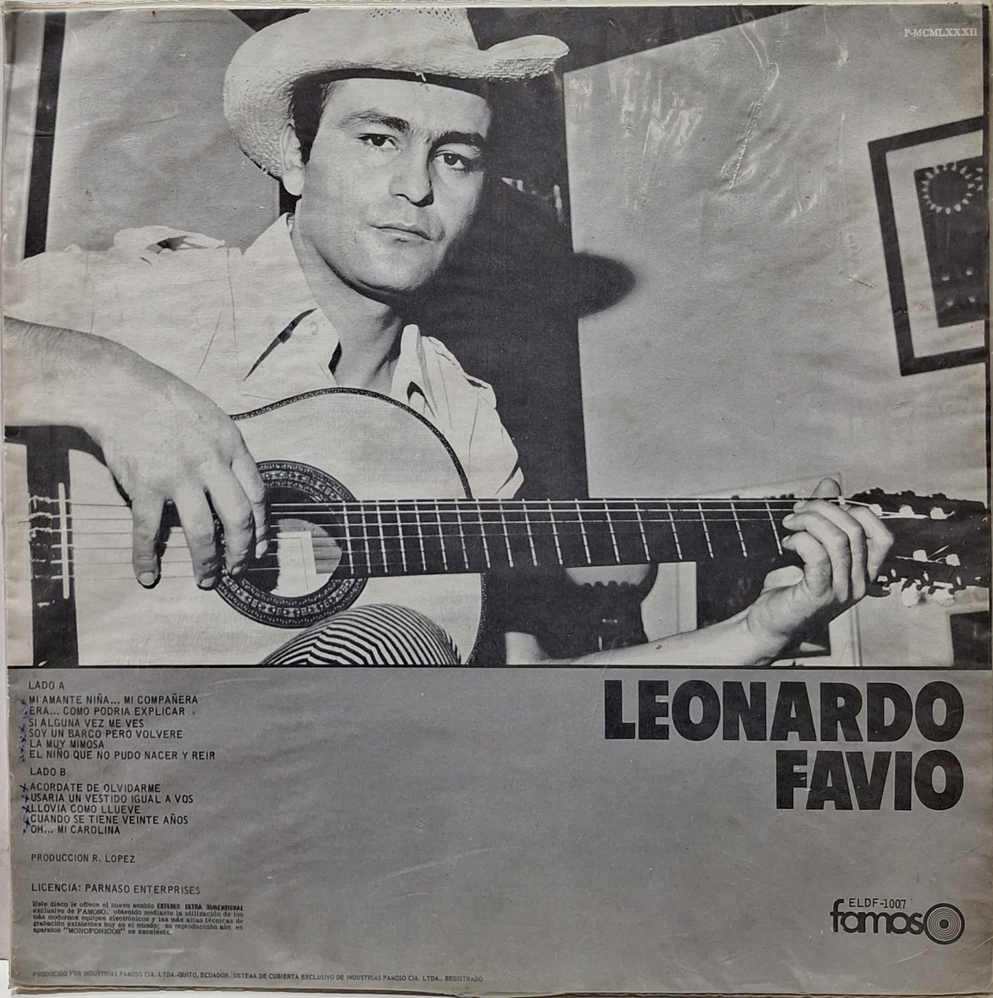 LEONARDO FAVIO - MI AMANTE NIÑA.. MI COMPAÑERA LP