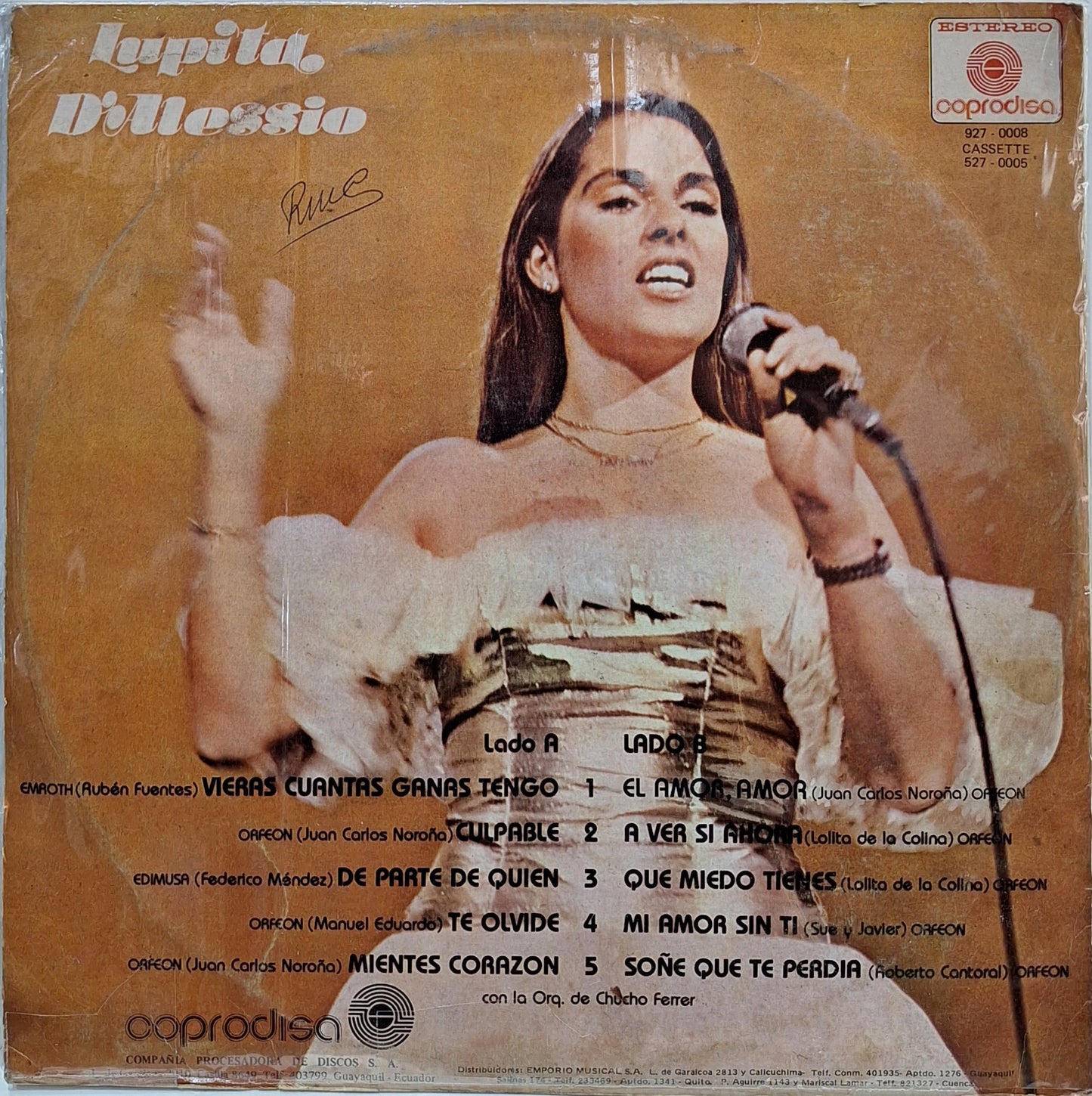 LUPITA D ALESSIO - VIERAS CUANTAS GANAS TENGO LP