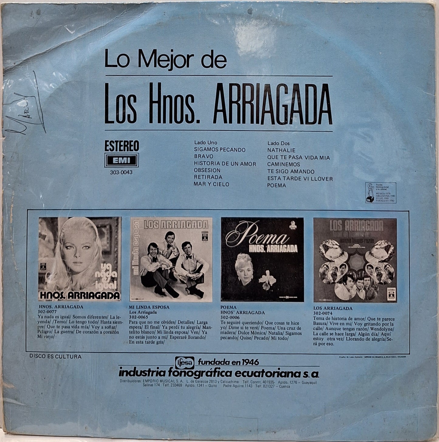 LOS HNOS. ARRIAGADA - LO MEJOR DE LP