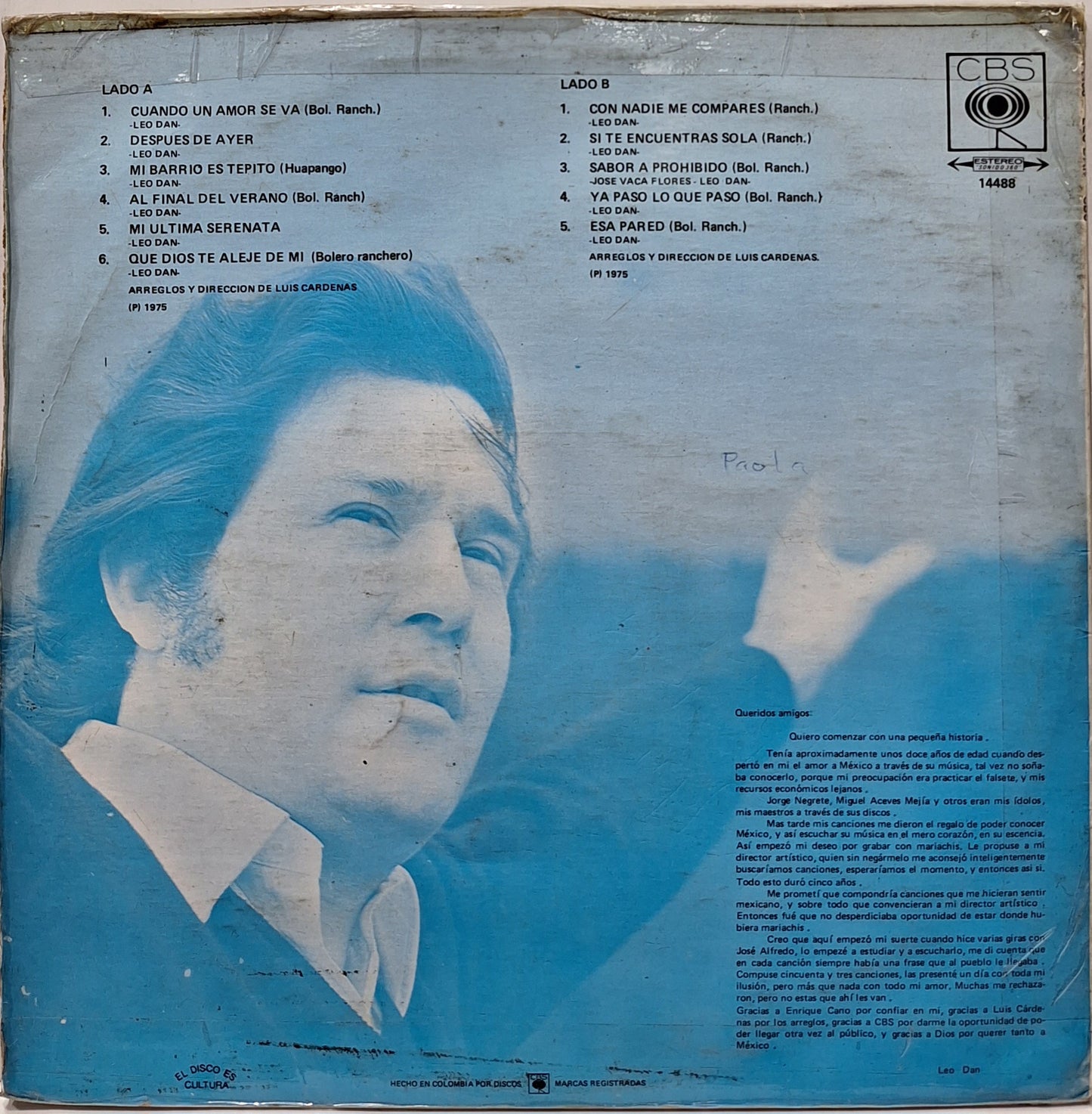 LEO DAN - RANCHERO LP