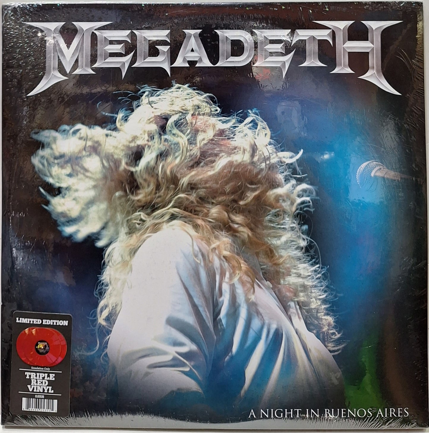 MEGADETH - A NIGHT IN BUENOS AIRES 3 LPS