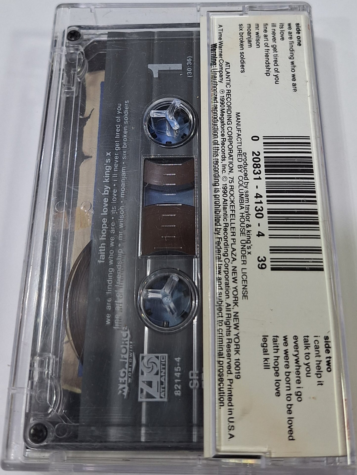 FAITH HOPE LOVE - BY KINGS X CASSETTE