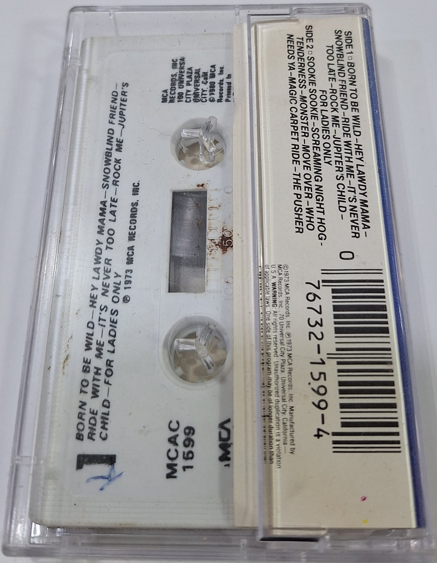 STEPPENWOLF - 16 GREATEST HITS  CASSETTE