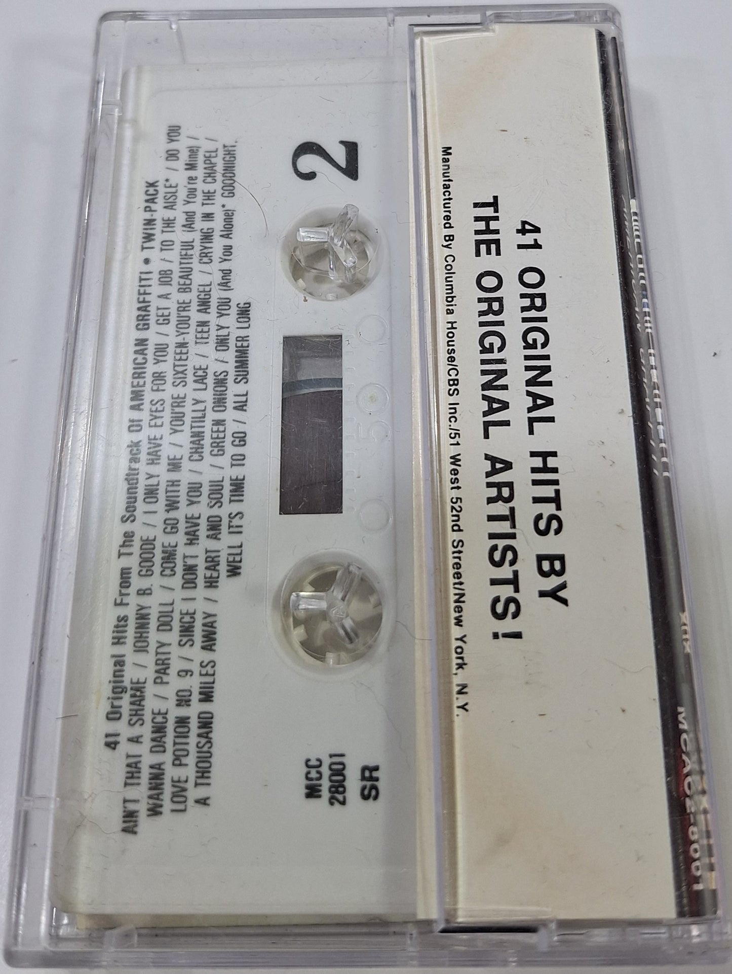 AMERICAN GRAFFITI - 41 ORIGINAL HITS CASSETTE